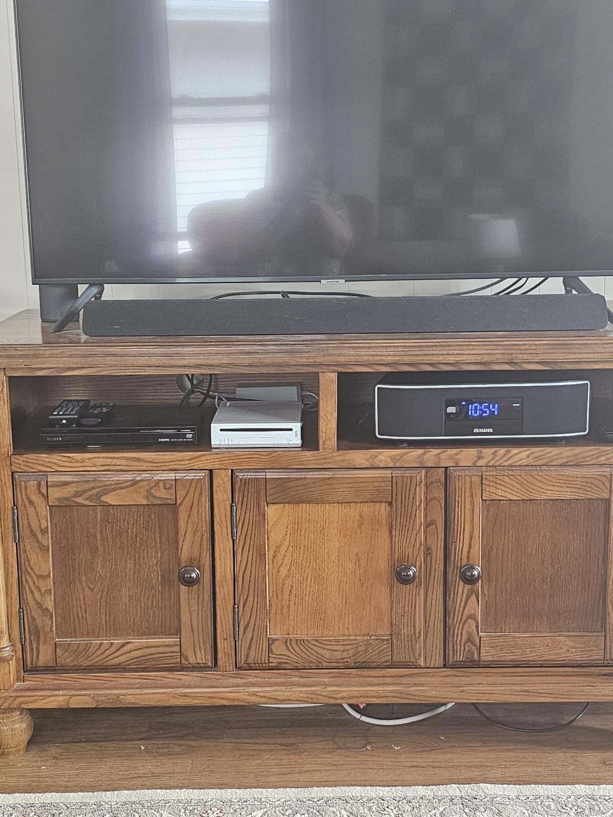Aiwa - Bluetooth Stereo Shelf Systems, Home Speaker, 30W RMS, CD Player, FM Radio customer photo 1