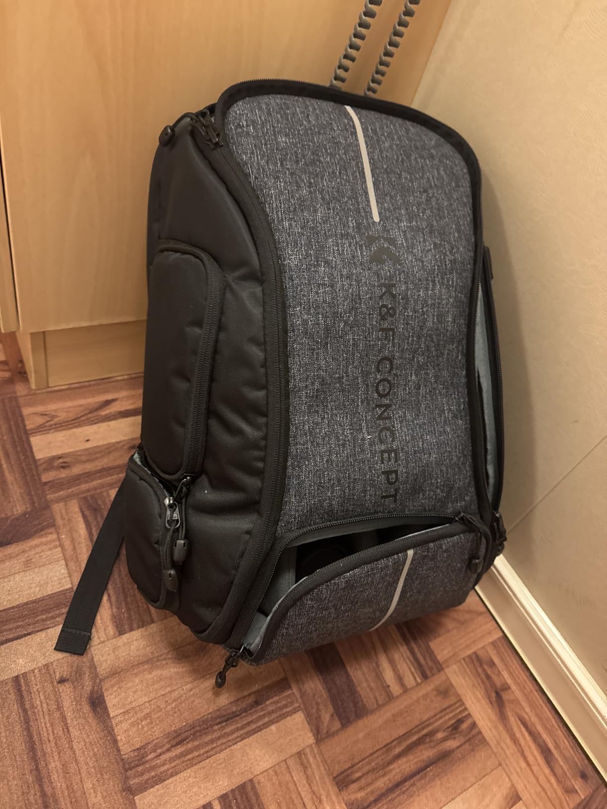 K&F CONCEPT Camera Backpack, 25L Large Capacity Camera Bag for Photographers | Raincover, 15.6 Inch Laptop Compartment, Compatible for Canon/Nikon/Sony/DJI Mavic Drone, B10 customer photo 1