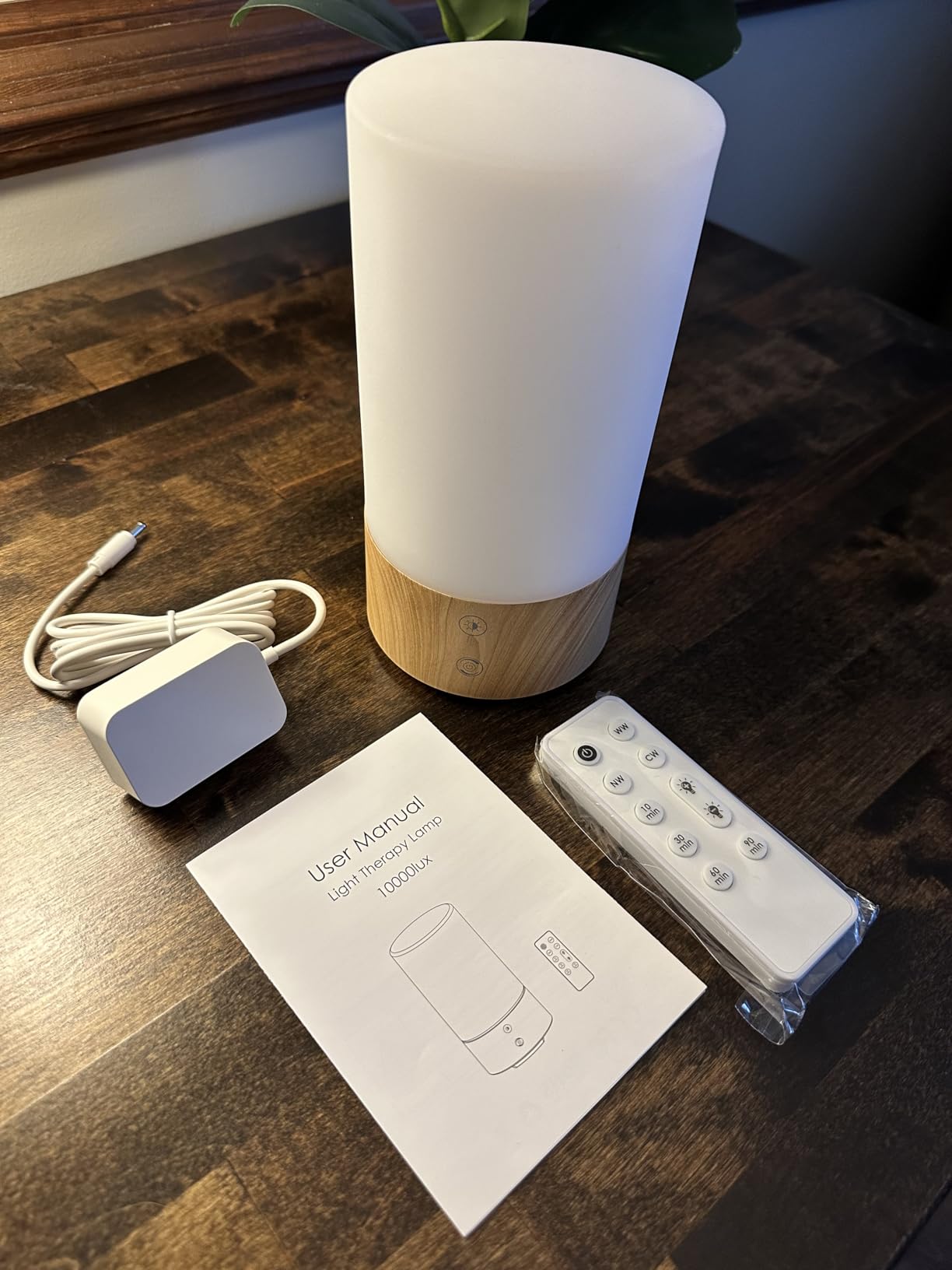 Light Therapy Lamp 10000 Lux Sun Lamp, UV-Free with 3 Color Temperatures, 4 Brightness & Timer, Remote Control, Sunlight for Home, Office, Shift Worker customer photo 1