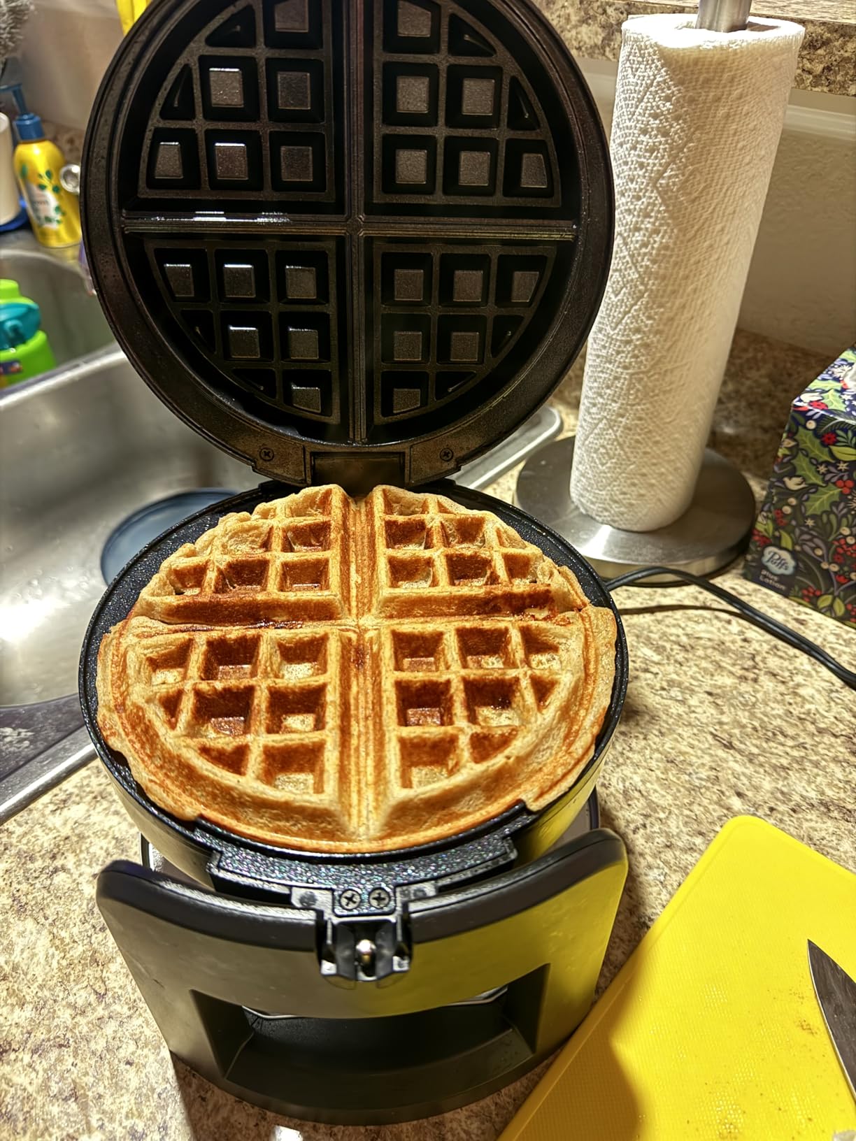Cuisinart Flip Belgian Waffle Maker, NonStick, Stainless Steel, WAF-F30NAS customer photo 2