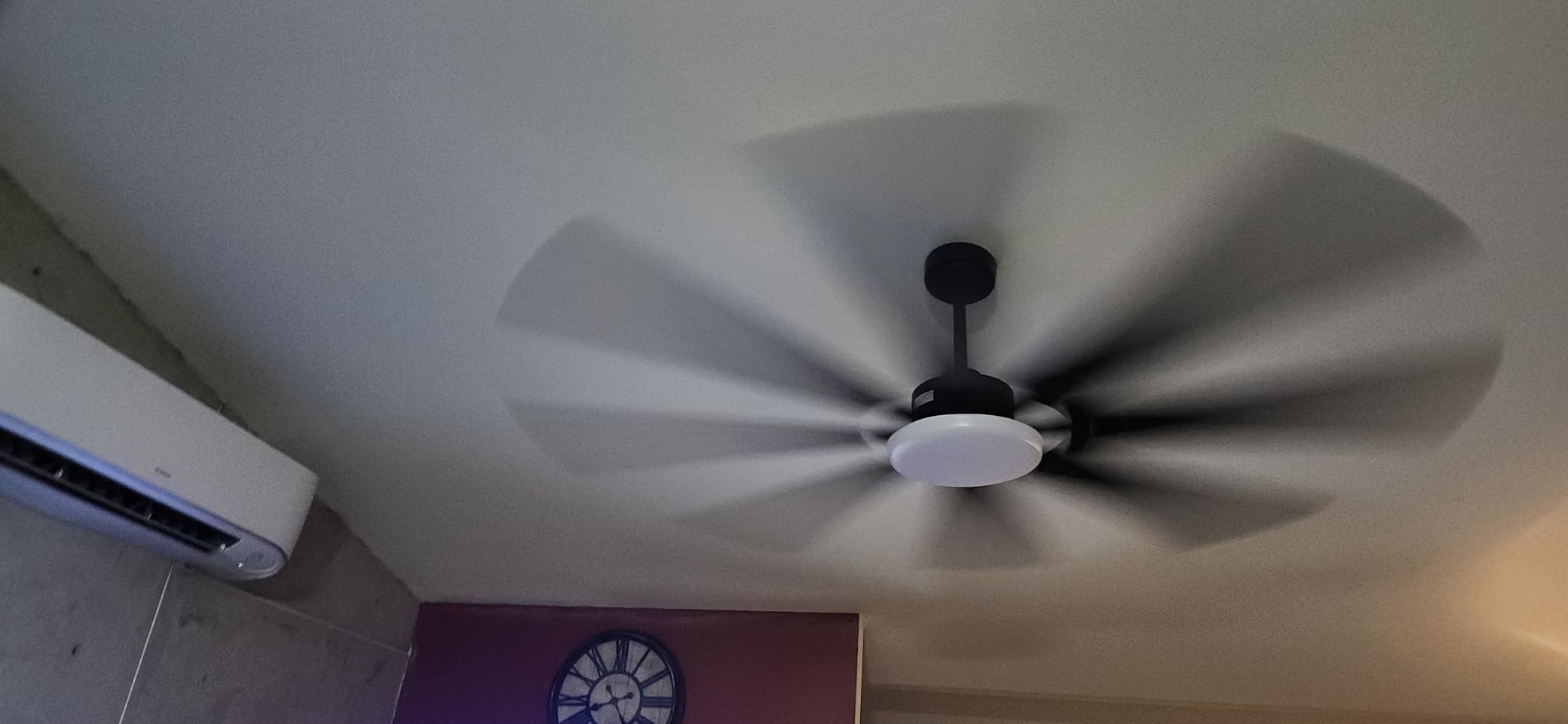 72 inch Ceiling Fans with Lights,Large Ceiling Fan with Light and Remote Control, Dimmable, 3CCT, Quiet, Black Modern Ceiling fan For Living Room, Bedroom, Kitchen, Patio, Farmhouse, Indoor/Outdoor customer photo 2