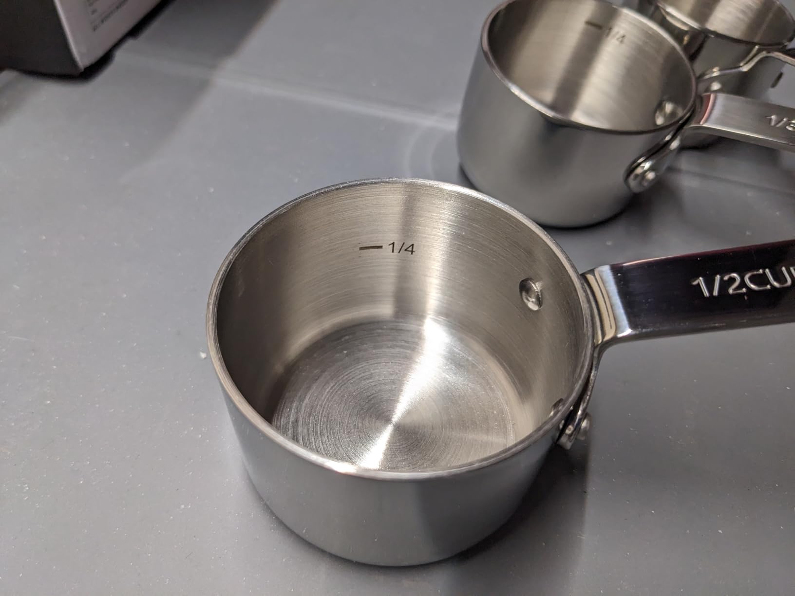 KEAWELL Premium 18/10 Measuring Cup Set (Silver, 5PC Measuring Cups) customer photo 1