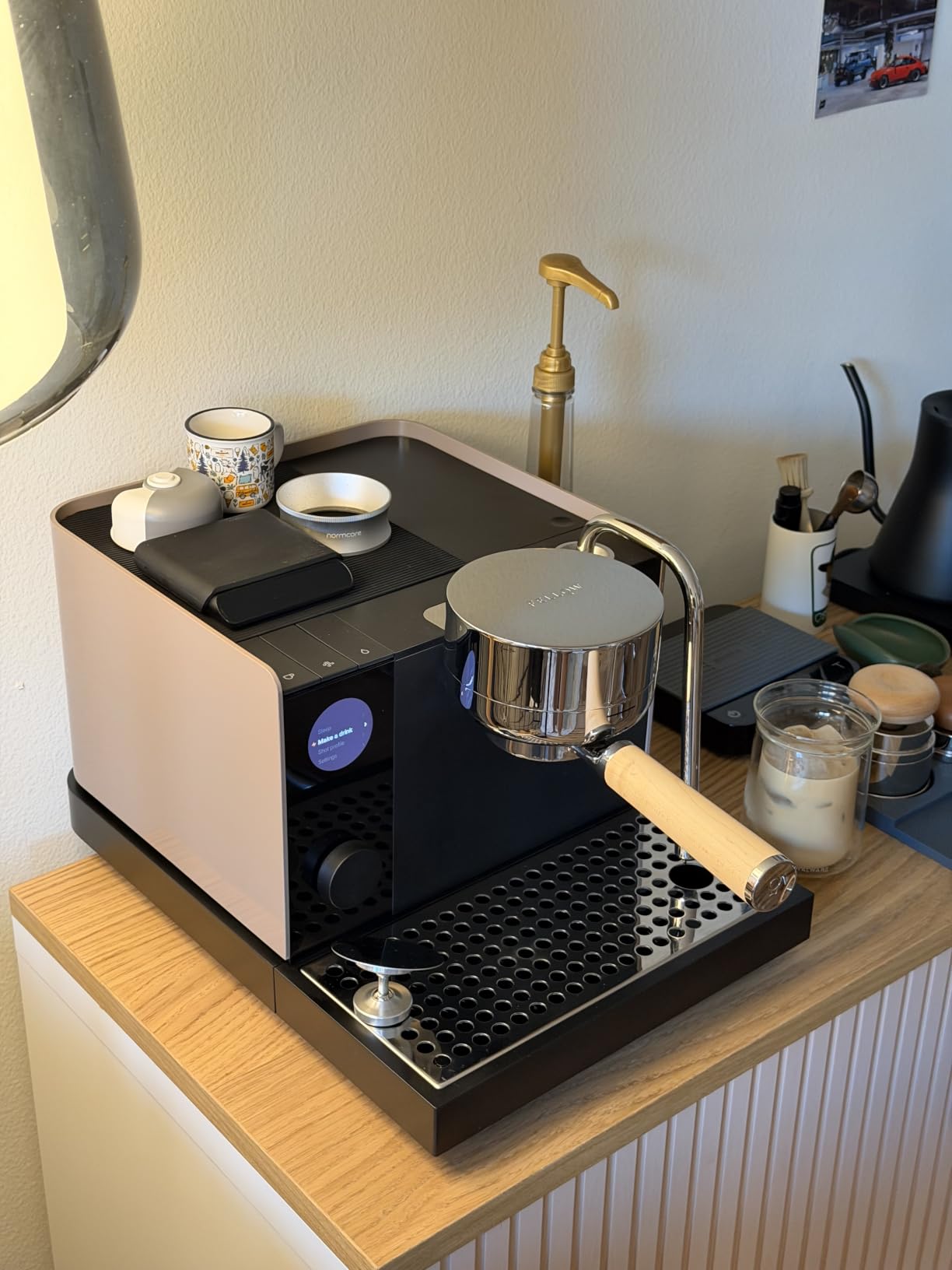 Fellow Espresso Series 1 - Espresso Machine, Pressure Profiling | 58mm Portafilter, Heats Under 2 Min, Temperature Control, Steam Wand, for Lattes & Cappuccinos, Matte Black customer photo 1
