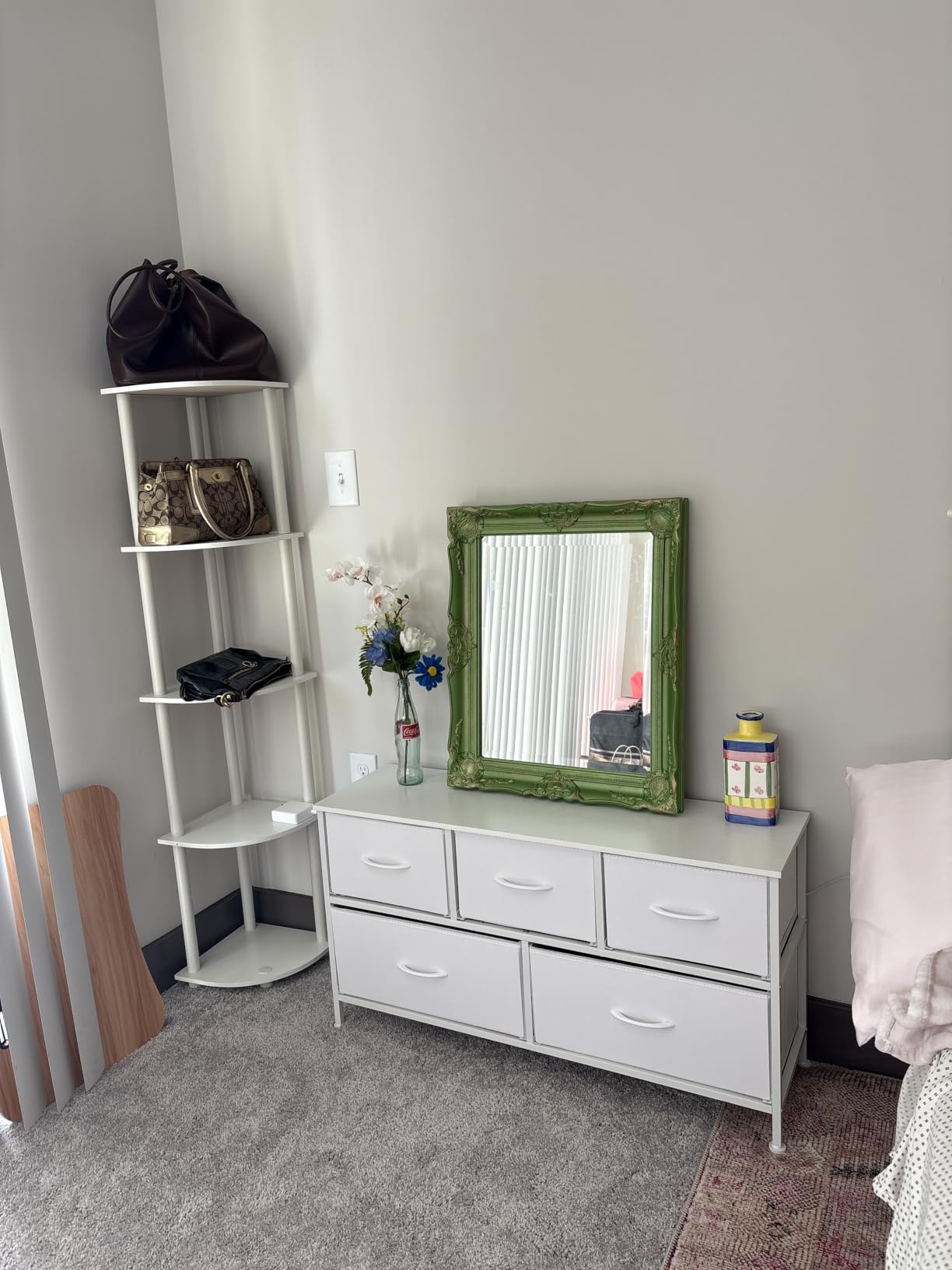 SONGMICS BELLAH Collection - Dresser for Bedroom, Chest of Drawers, Storage Organizer Unit, Closet, Entryway, Steel, 5 Drawers, Modern, Ink Black and Ebony Black ULGS322B01S customer photo 2