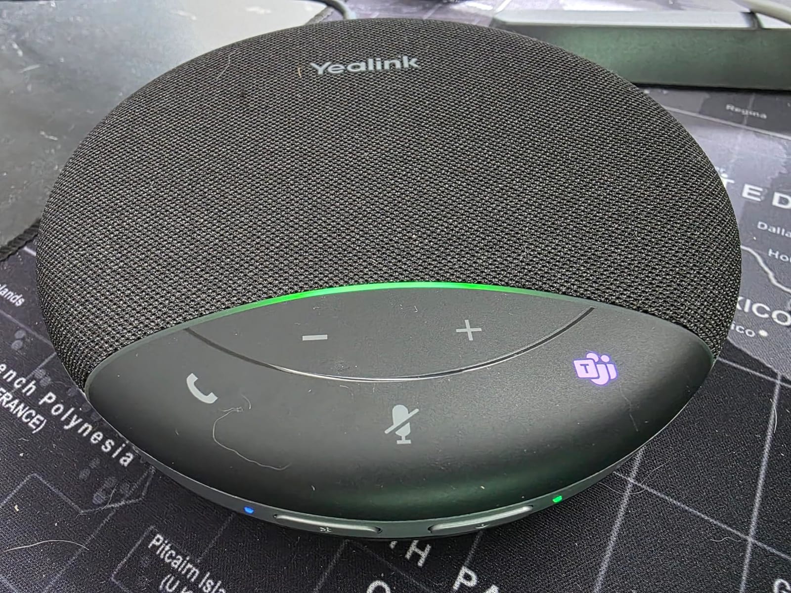 Yealink SP92 USB Speakerphone Bluetooth Conference Speakers and Microphone | Teams Certified,Full-Duplex,AI Noise Reduction,360° Audio Pickup,4-6 Person Small Meeting Room/Hundle Room/PC,Compact Design customer photo 1