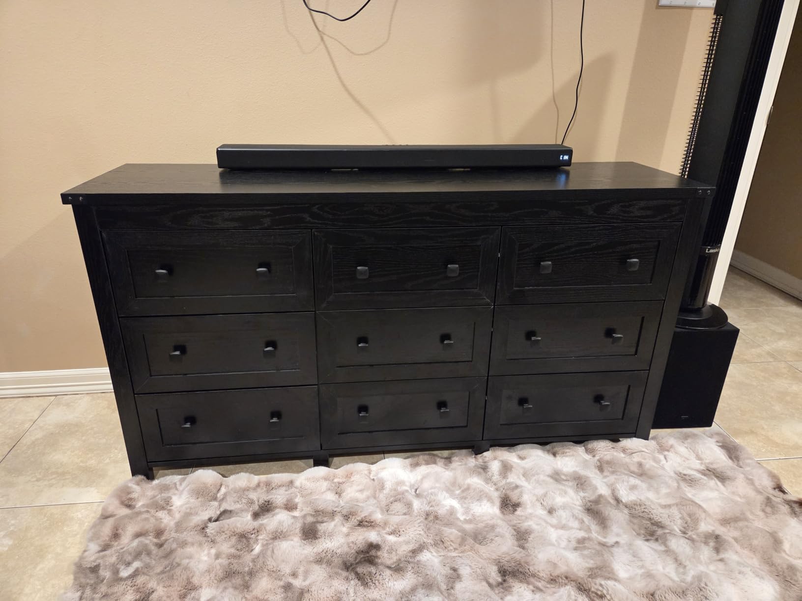 BORNOON 6-Drawer Dresser, Modern Wooden Storage Chest of Drawers, Dresser TV Stand, Wood Drawer Organizer with Metal Handles for Bedroom, Living Room, Hallway customer photo 1