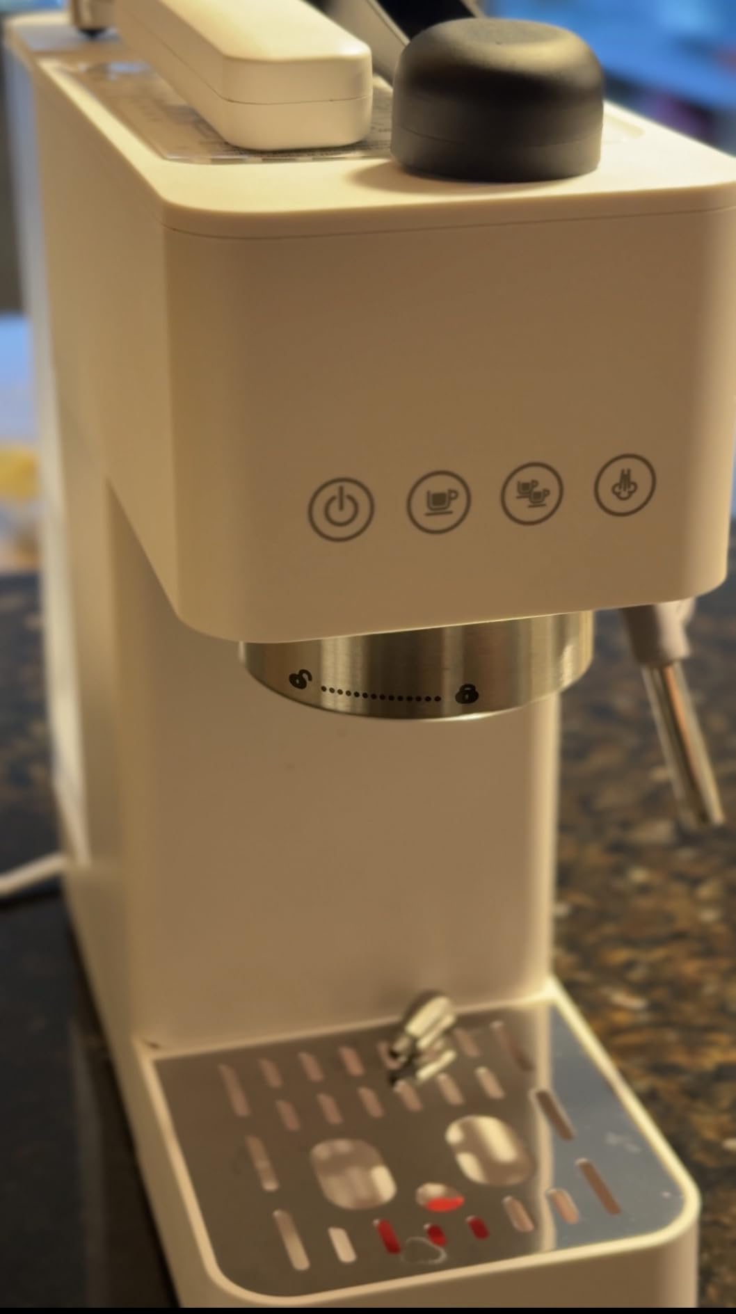 AMZCHEF Compact Espresso Machine 20 Bar, Americano, Latte & Cappuccino customer photo 2