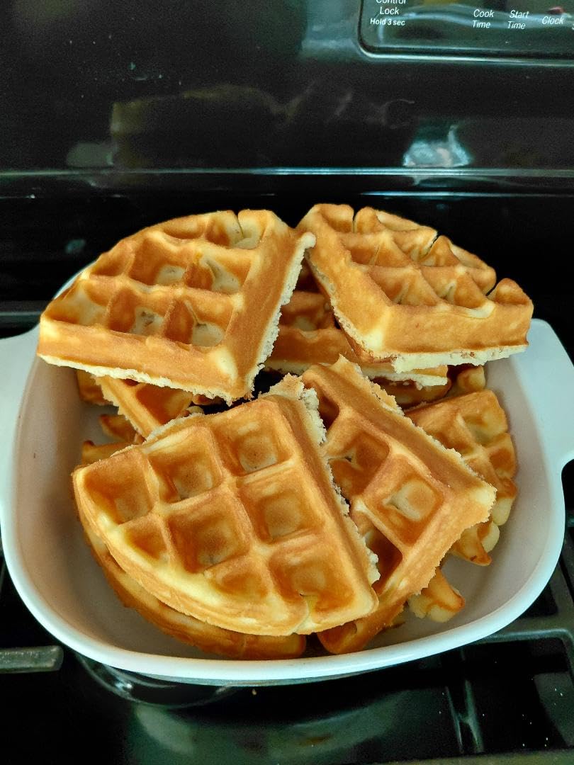 Hehinton 110V 1300W Commercial Belgian Liege Waffle Maker, Rotatable Croffle Machine with 122-572°F Temp Control, 0-5min Timer, φ7