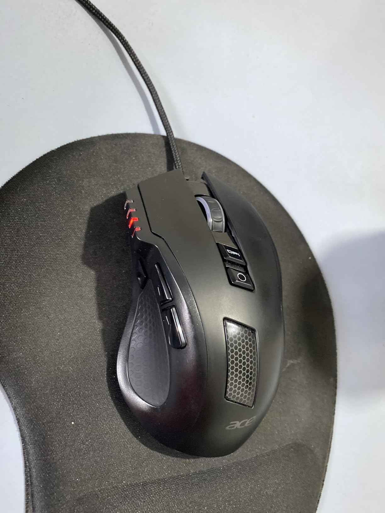 Acer Wired Gaming Mouse, 12,800 DPI RGB Ergonomic Computer Mouse for PC | Optical Sensor, 12 Backlit Modes, 8 Programmable Buttons, Software for DIY Keybinds, Rapid Fire, USB Mouse for Laptop customer photo 2