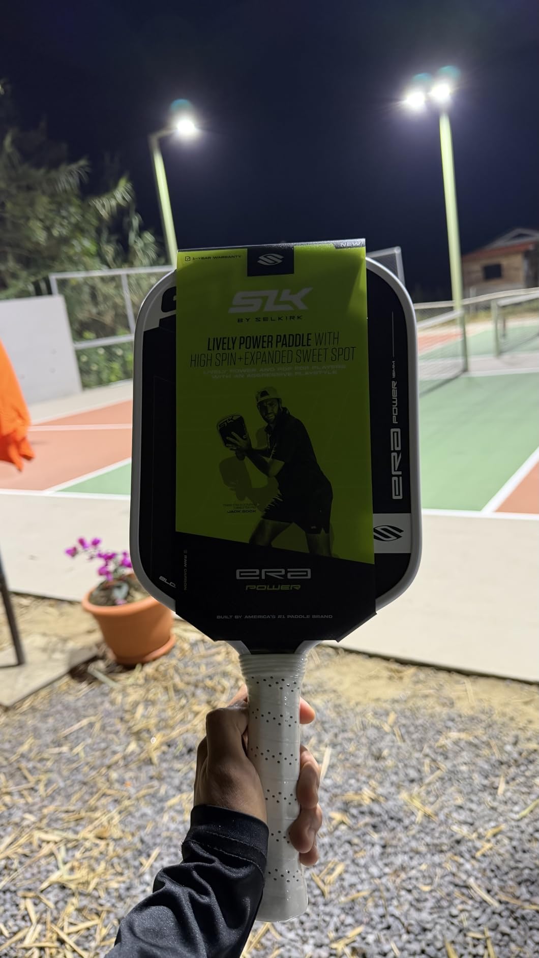 Selkirk Sport SLK ERA Power Pickleball Paddles | Carbon Fiber Hybrid Face | A pickleball racket for aggressive intermediate to advanced players, powered by Raw Spin Technology for shot-shaping control customer photo 2