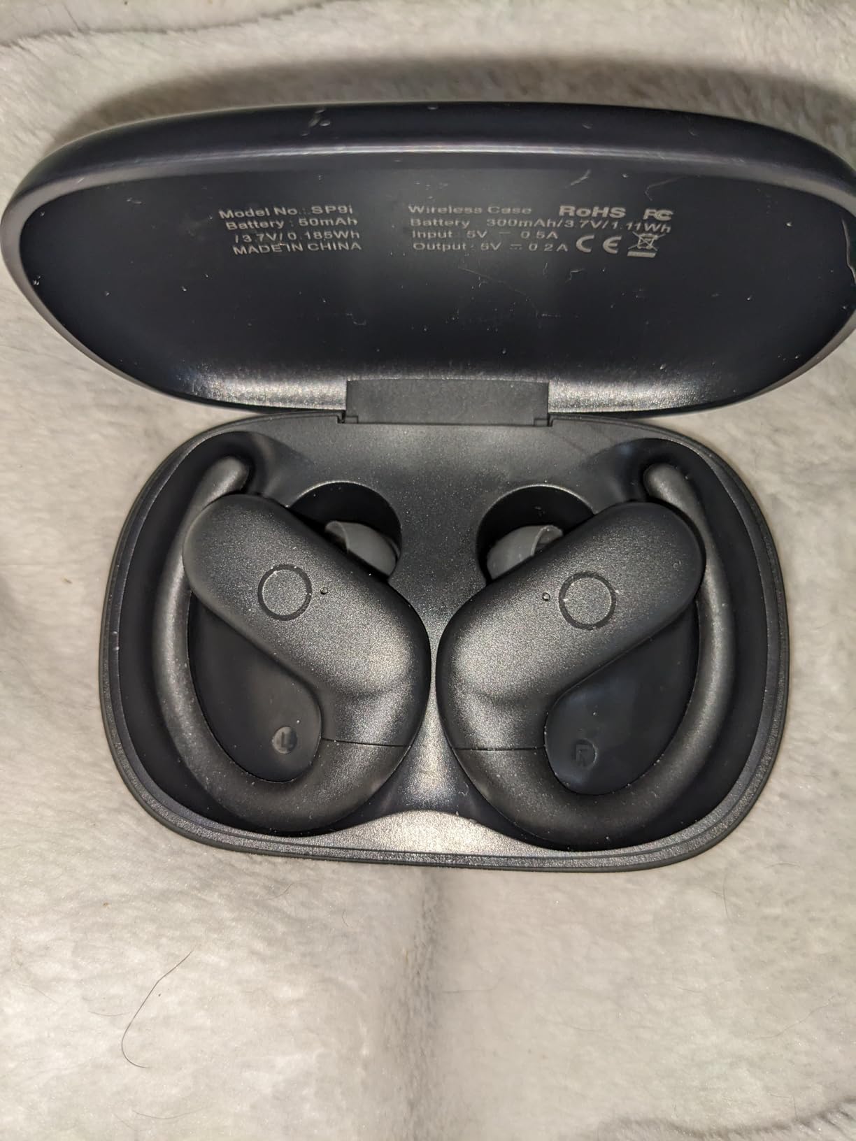 Sport Wireless Earbuds,60Hrs BT5.4 ENC IPX7 Waterproof Earhooks Deep Bass customer photo 1
