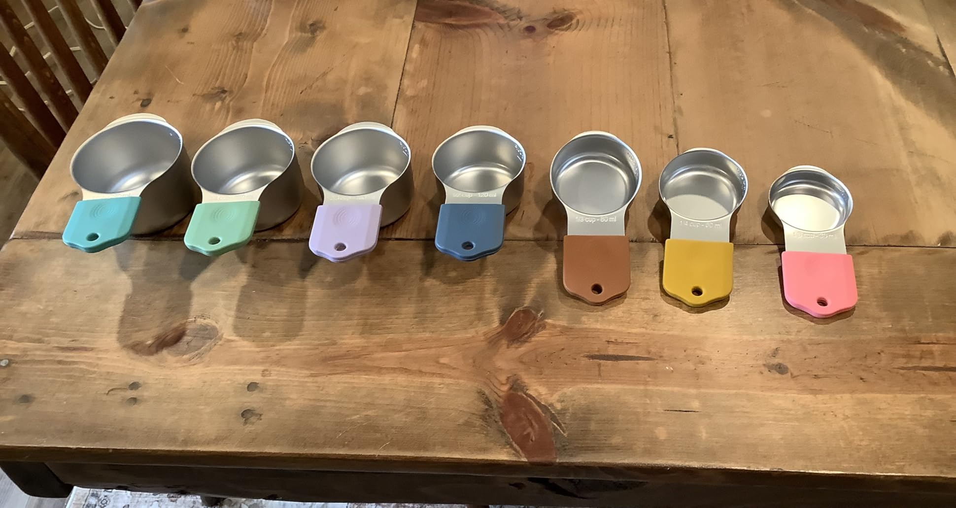 16-Piece Magnetic Measuring Cups and Spoons Set, Stainless Steel, Gold customer photo 1