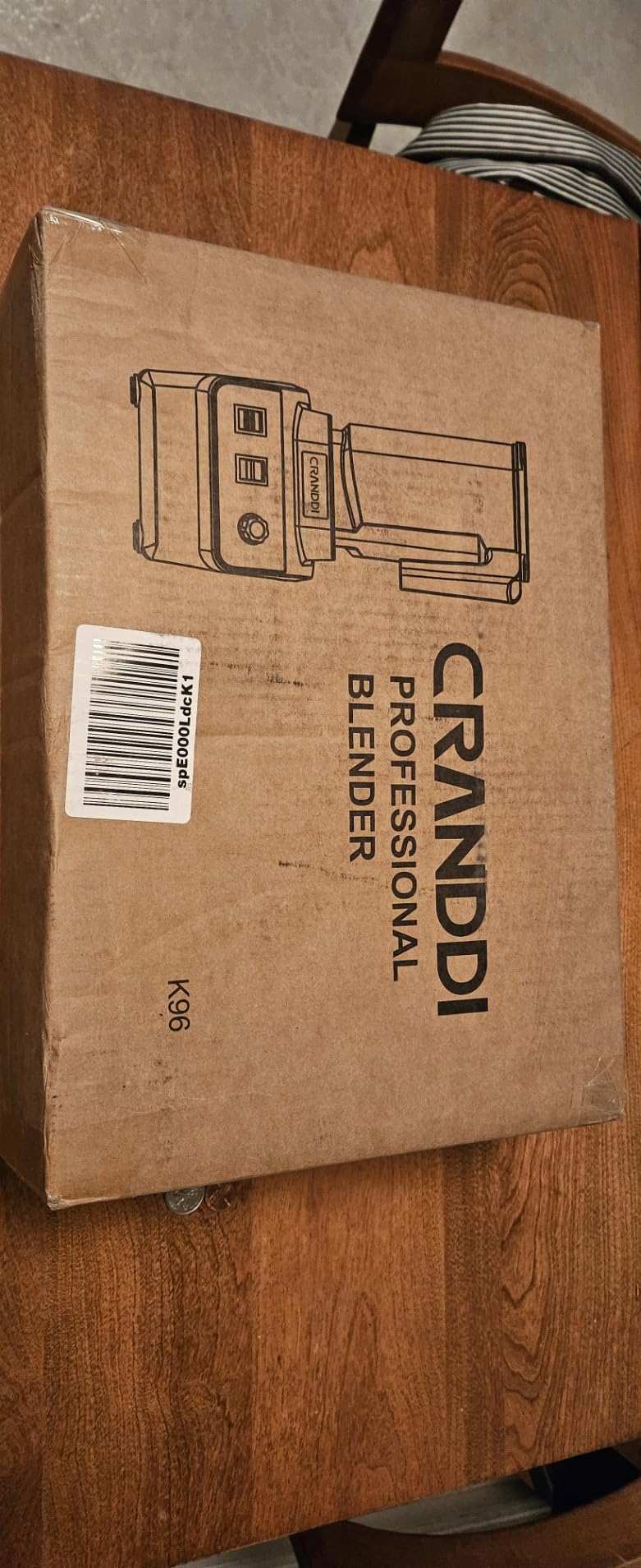 CRANDDI Professional Commercial Blender, Max 1500W, 80oz Pitcher, K96, Black customer photo 2