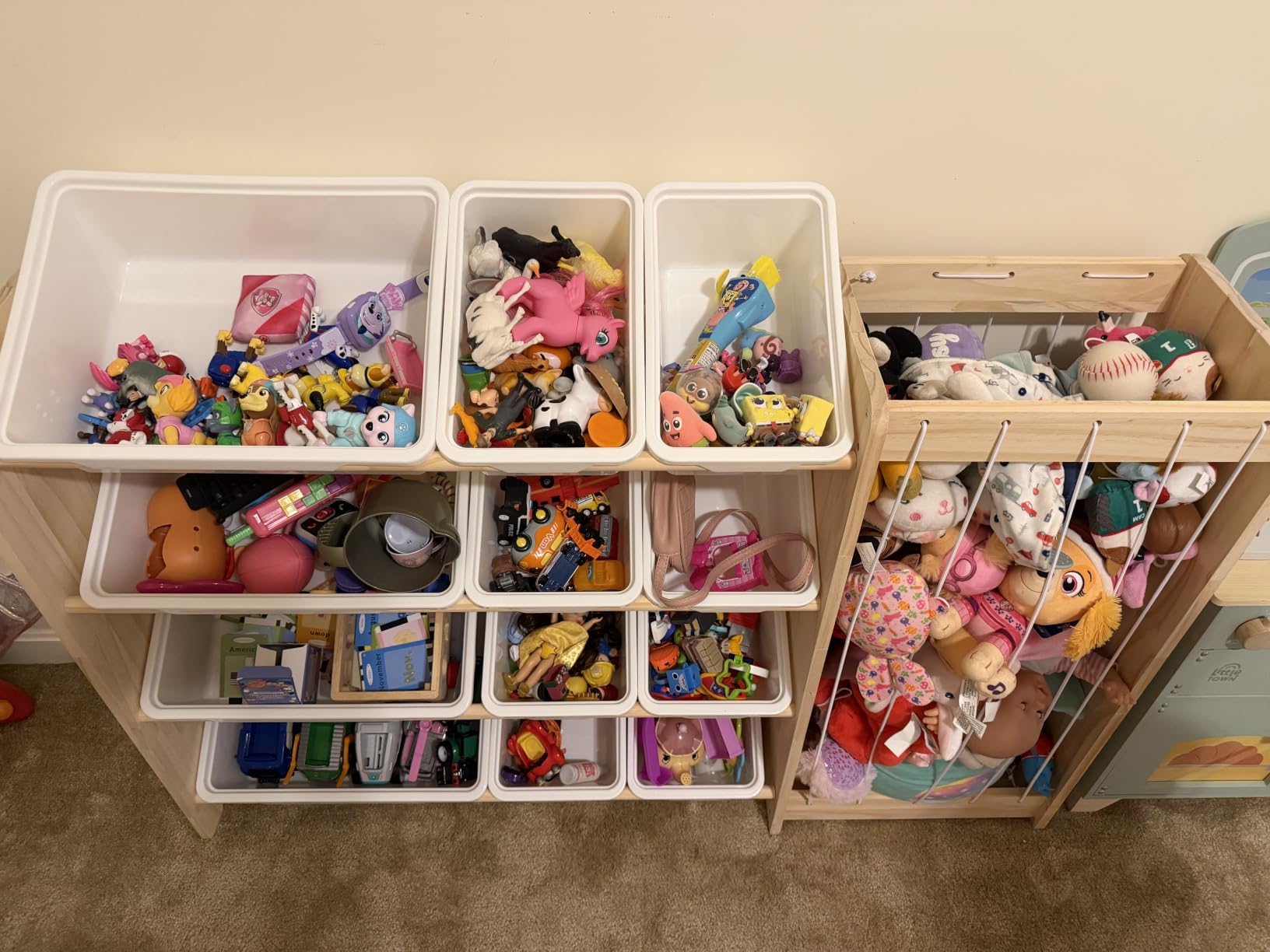 EXPERLAM Kids Toy Storage Organizer, 2-in-1 Stuffed Animal Storage customer photo 2