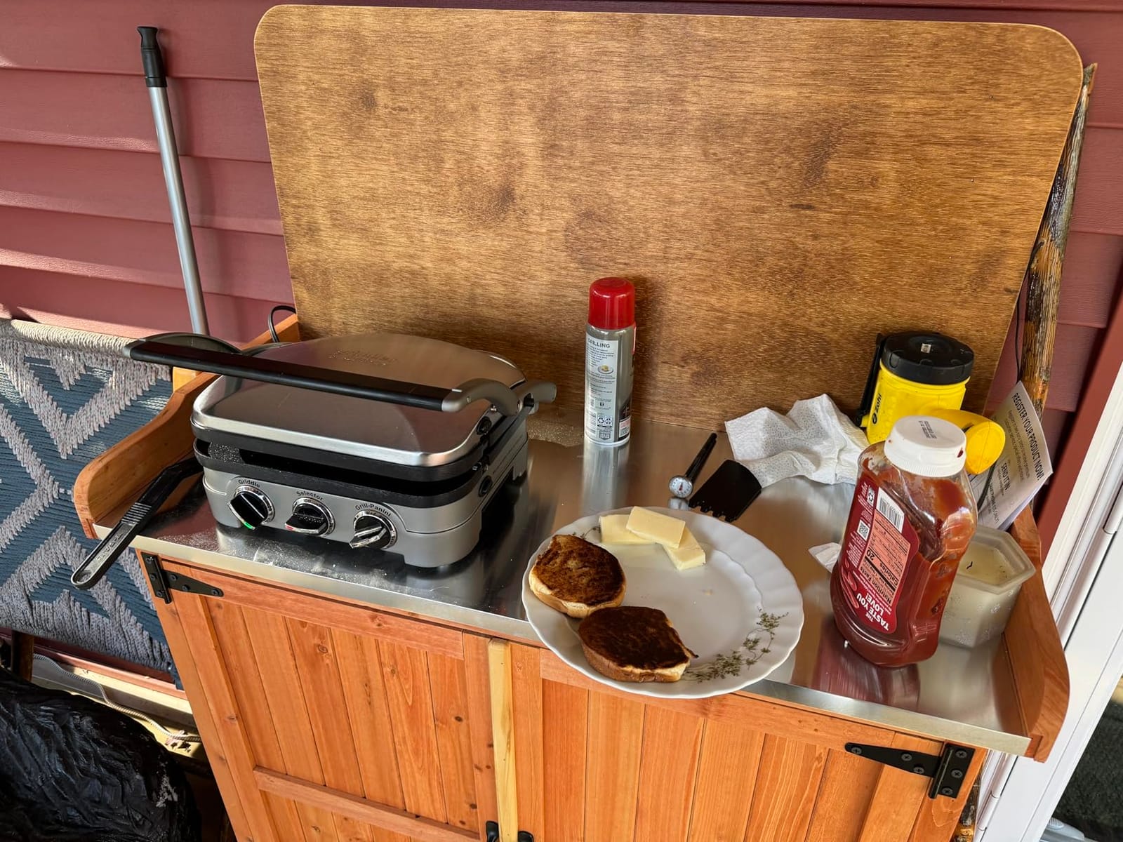 Cuisinart Panini Press and Grill, 1500W 5-in-1 Griddler, Dishwasher-Safe | Panini press, sandwich maker & indoor grill with reversible nonstick plates & dual heat control, GR-4NNAS customer photo 1