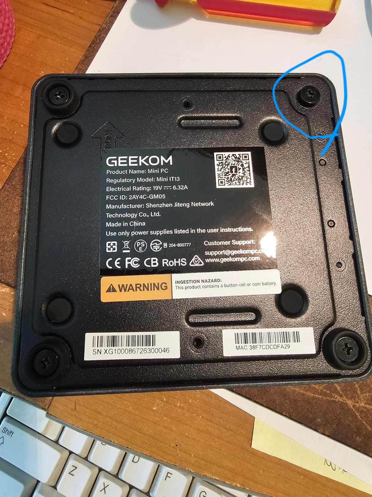 GEEKOM IT13 Mini PC, Intel i9-13900H (5.4GHz), 32GB RAM, 2TB NVMe SSD | Windows 11, 8K Quad Display, WiFi 6E, SD Card Reader, Intel NUC13 Replacement Desktop Computer customer photo 1