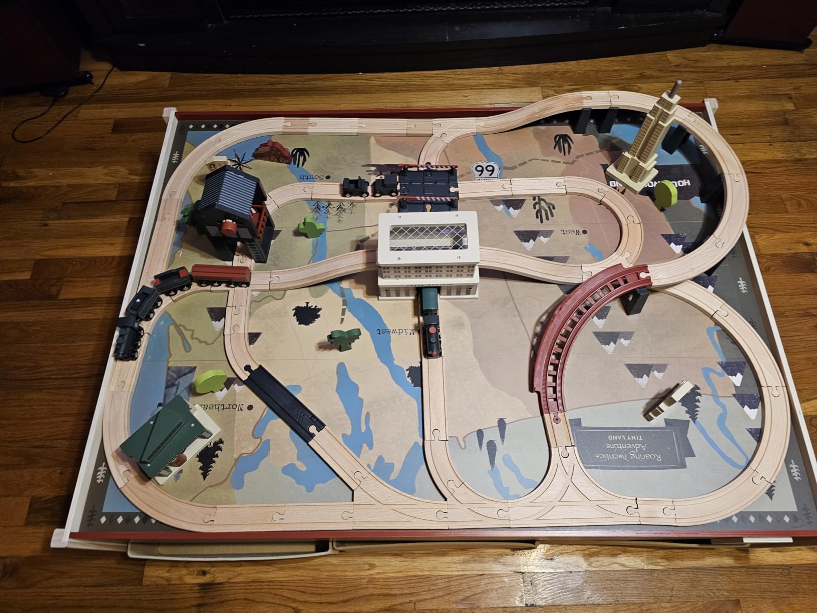 Tiny Land Large Wooden Train Table (47.9