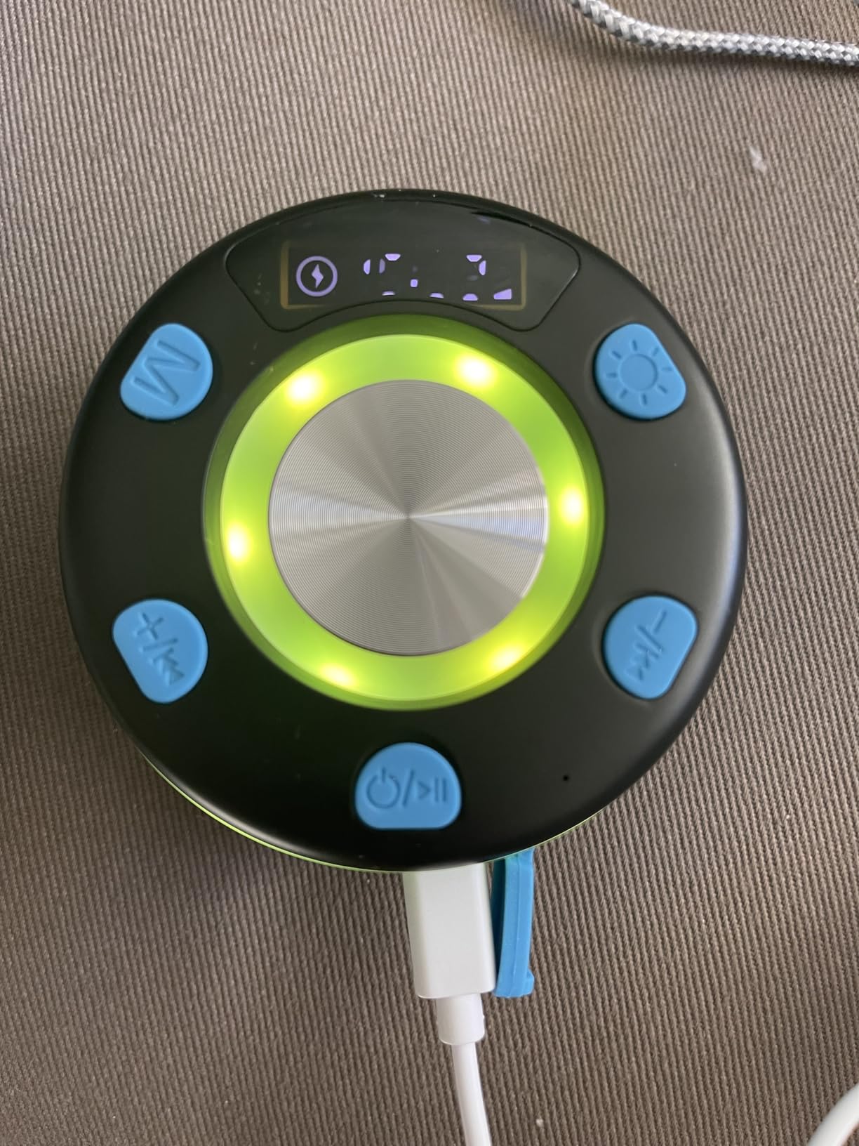 Bluetooth Speaker, Shower Speaker, IP7 Waterproof Portable Speakers Bluetooth 5.4 with HD Sound, RGB Light/LED Display/Hands-Free Call/Suction Cup Perfect for Bathroom Sing-Along Stocking Stuffers customer photo 2