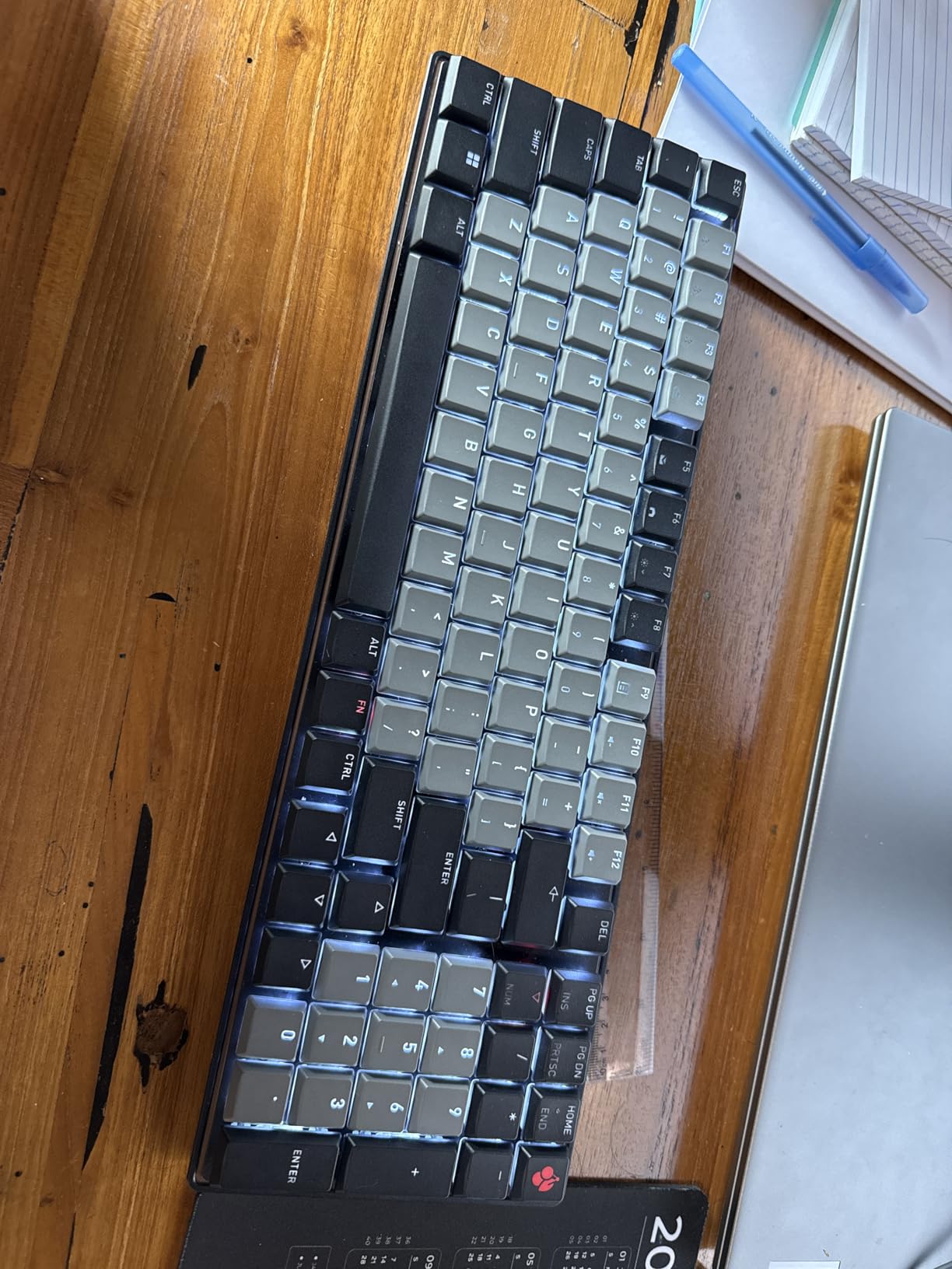 Cherry KW 550 MX LP, 96% Mechanical Low Profile Keyboard, Wireless Multi-Device Keyboard for up to 4 Devices, PBT-Keycaps, MX LP 2.0 Ivory Switches, Black customer photo 2