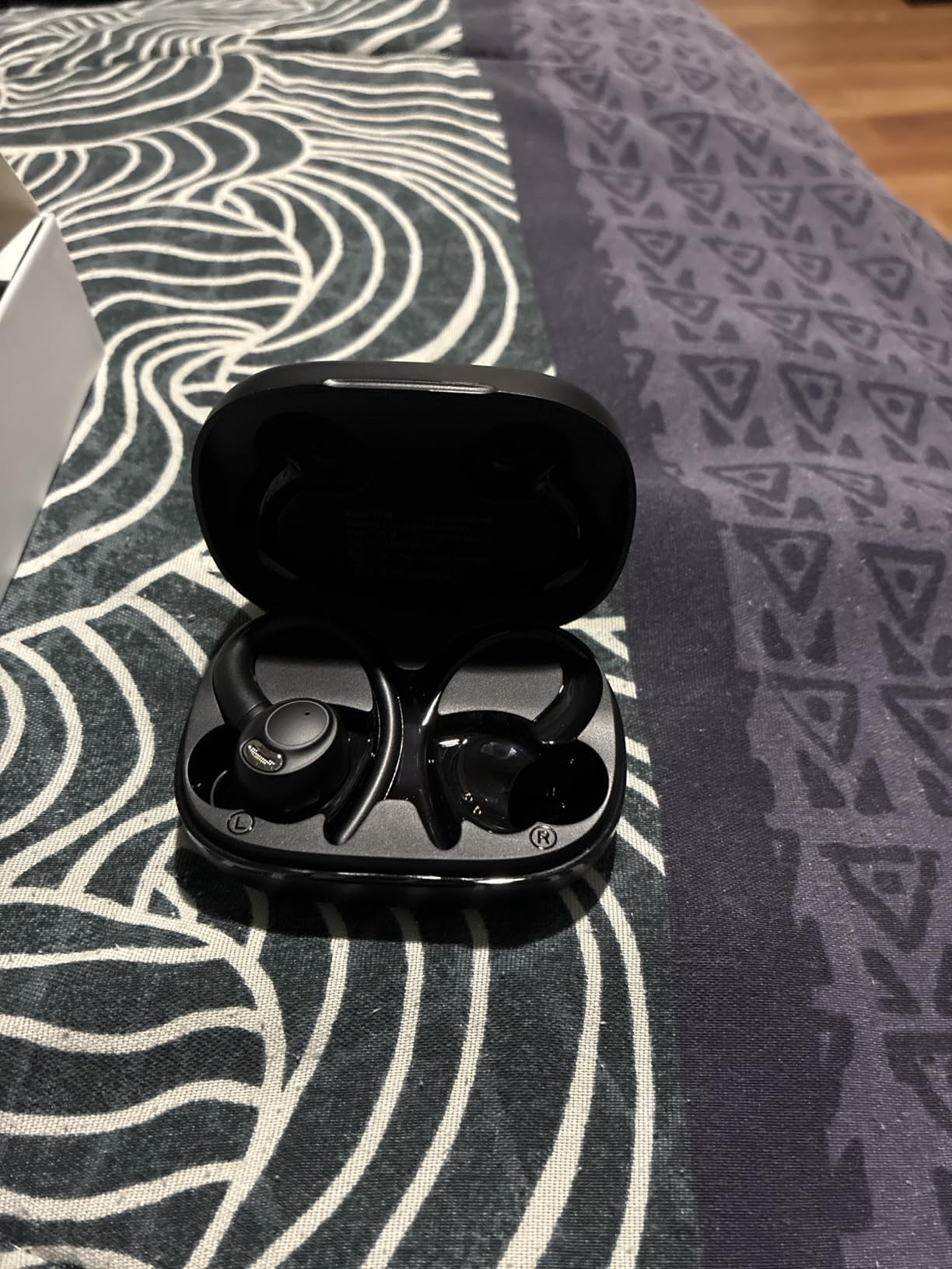 Wireless Earbuds, Bluetooth 5.4 Headphones Sport Over Ear Buds With ENC Mic | Noise Cancelling, 48H, Wireless Earphone With Earhooks, Stereo Deep Bass, IP7 Waterproof ear bud for Workout Running, Black customer photo 1