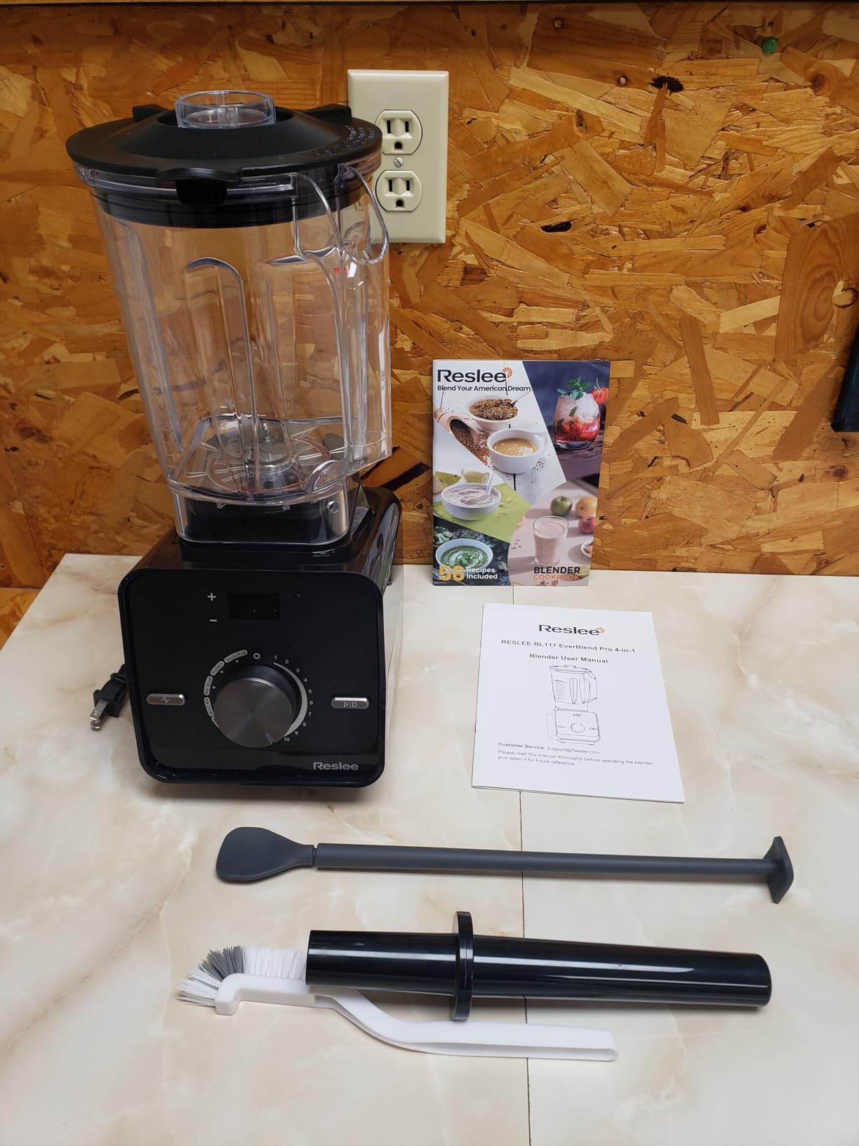 Professional High Power Blender, 2026 Upgraded 3.5HP Motor 30000 RPM, Heavy Duty Countertop Blender for Milkshake, Smoothie, Frozen Fruit & Ice, Hot Soup & Nut Milk, 56oz Eastman Tritan Jar, 10 Speeds customer photo 2