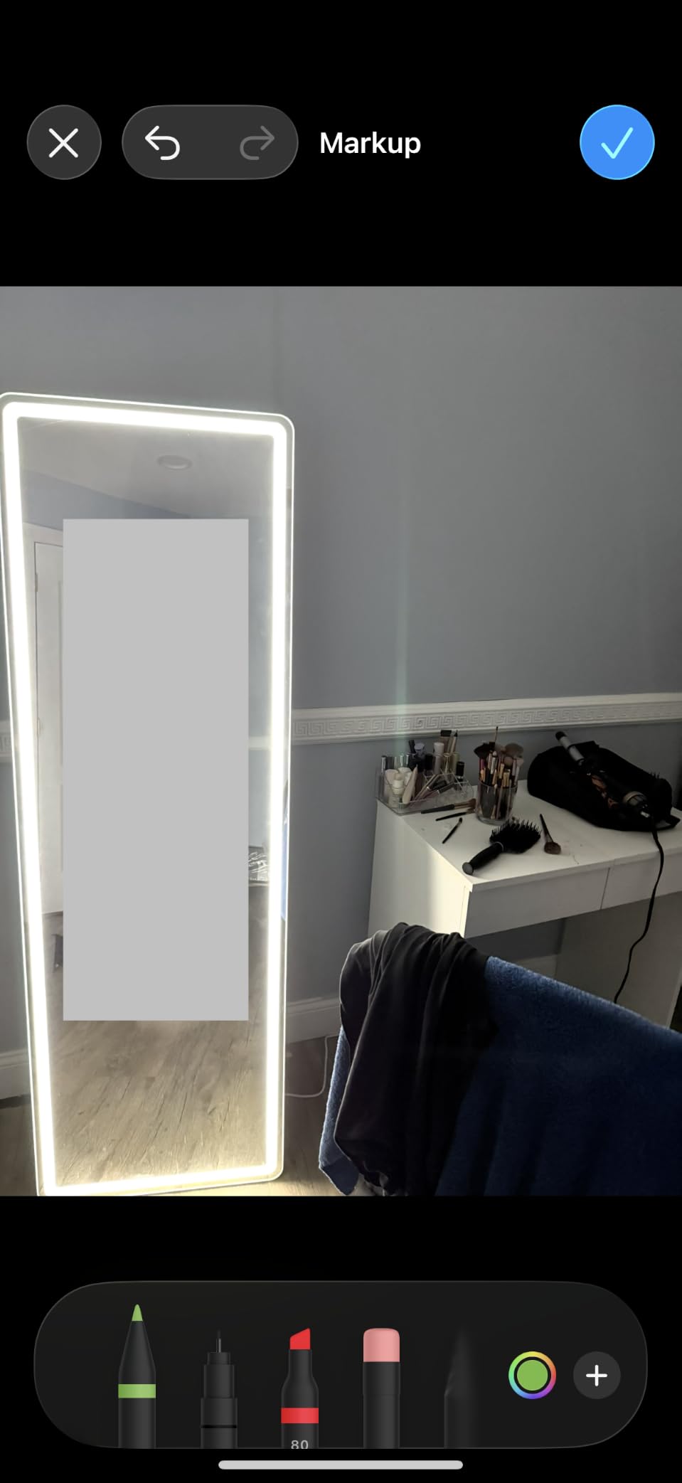 Sweetcrispy LED Full Length Floor Mirror, 65