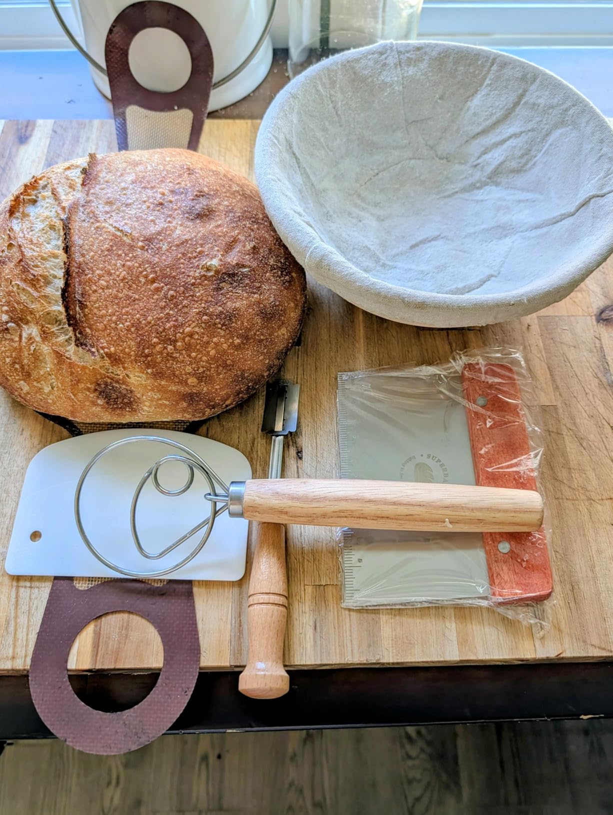 Superbaking Sourdough Banneton Bread Proofing Basket, 9