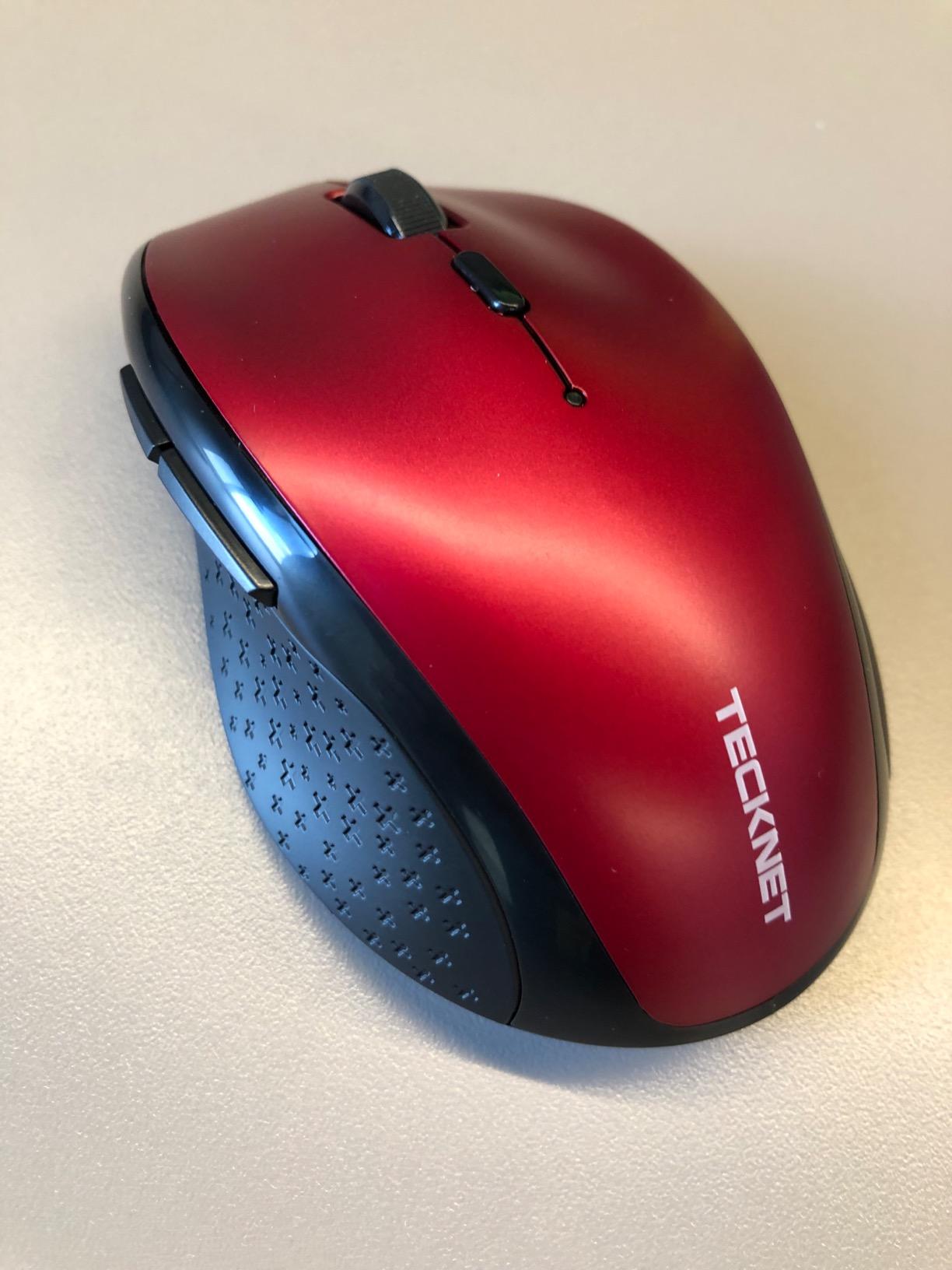 TECKNET Wireless Trackball Mouse, Bluetooth Ergonomic with 3-Device Connectivity (Bluetooth & 2.4G), 5 Adjustable DPI, RGB Lighting customer photo 2