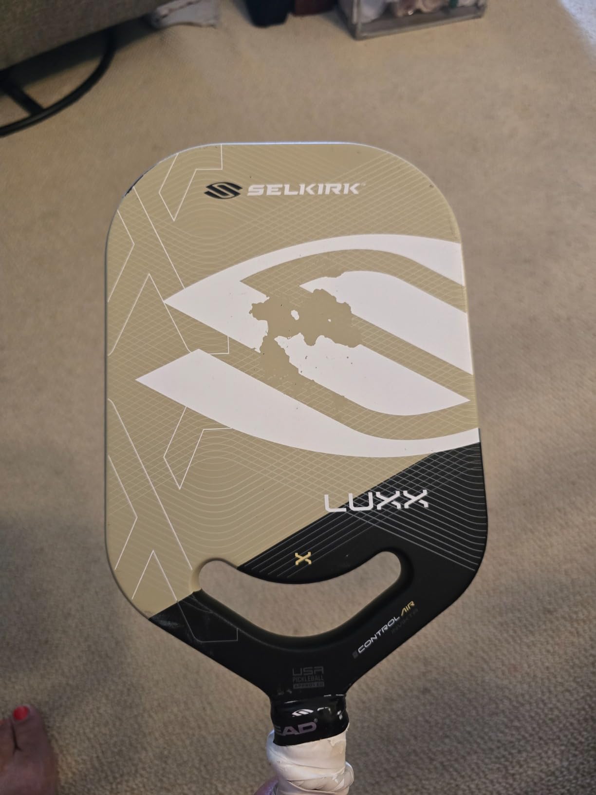Selkirk Sport LUXX Control Pickleball Paddle | Carbon Fiber InfiniGrit | A pickleball racket with an Octagonal Grip and 2,000-RPM spin surface, built for intermediate to advanced players customer photo 1