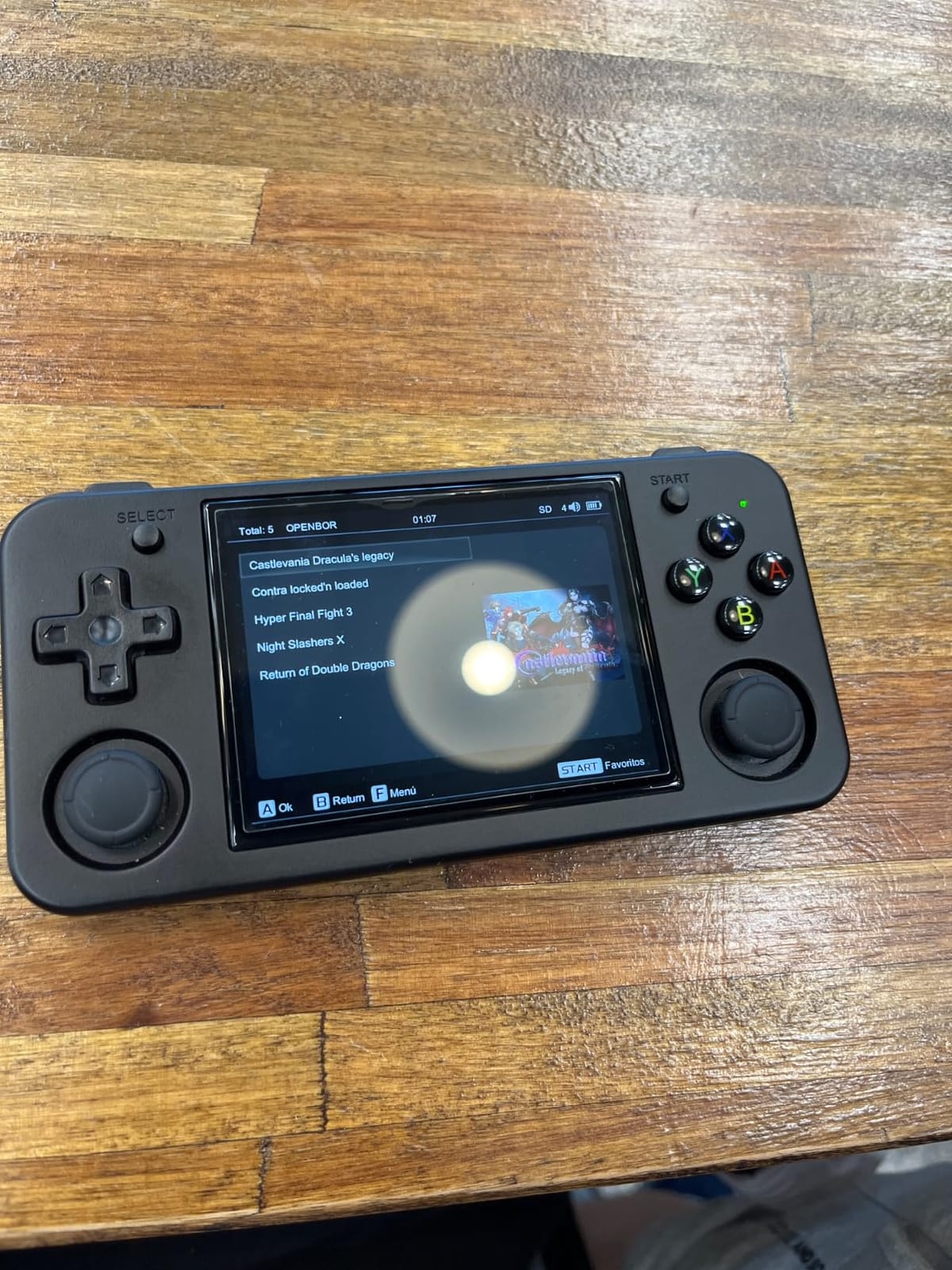 RG35XX H Retro Handheld Game Console Linux System 3.5'' IPS Screen 64G TF Card with 3545+ Preinstalled Games RG 35XXH Portable Gaming Console RG35XXH Support 5G WiFi Bluetooth HDMI Purple customer photo 2