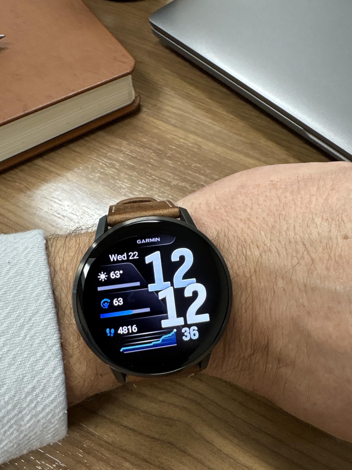 Garmin Venu 4, Advanced Fitness Smartwatch, 41mm, Periwinkle Silicone | 24/7 Health Monitoring, Advanced Sleep Tracking, Health Status, 80+ Preloaded Sports Apps, Built-In Flashlight customer photo 2