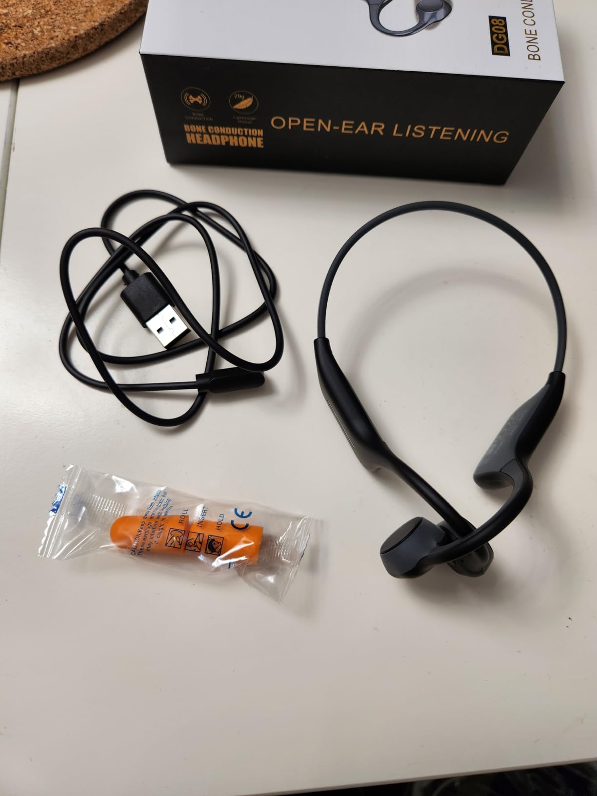 Swimming Headphones-Bone Conduction Headphones, IP68 Waterproof Open Earphones, LiteSurge Bluetooth 5.4 Underwater Sport Earbuds with 32 GB MP3 Memory for Swimming, Marathon-Black customer photo 1