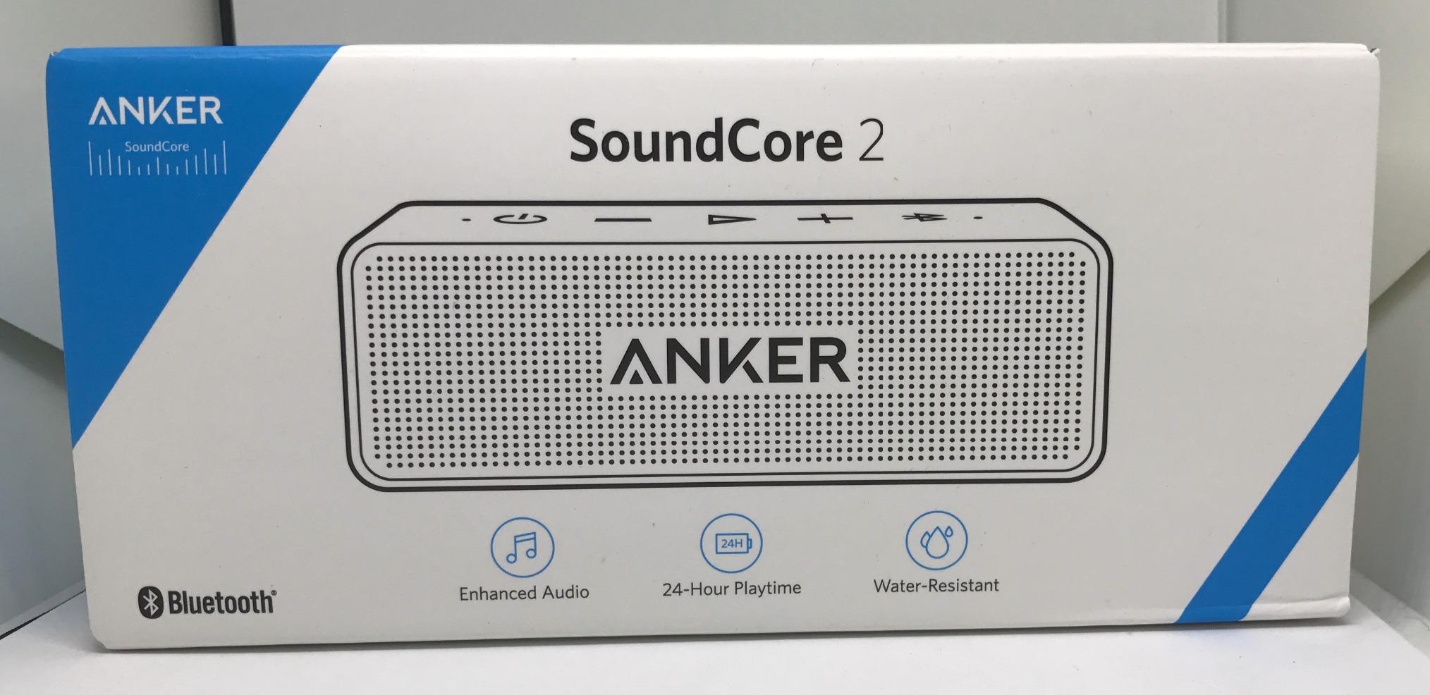 Anker soundcore 2 Portable Bluetooth Speaker, Stereo Sound, IPX7 | BassUp, 24H Playtime, Bluetooth 6, Wireless Speaker for Home, Outdoors, Travel-Mocha Brown customer photo 1