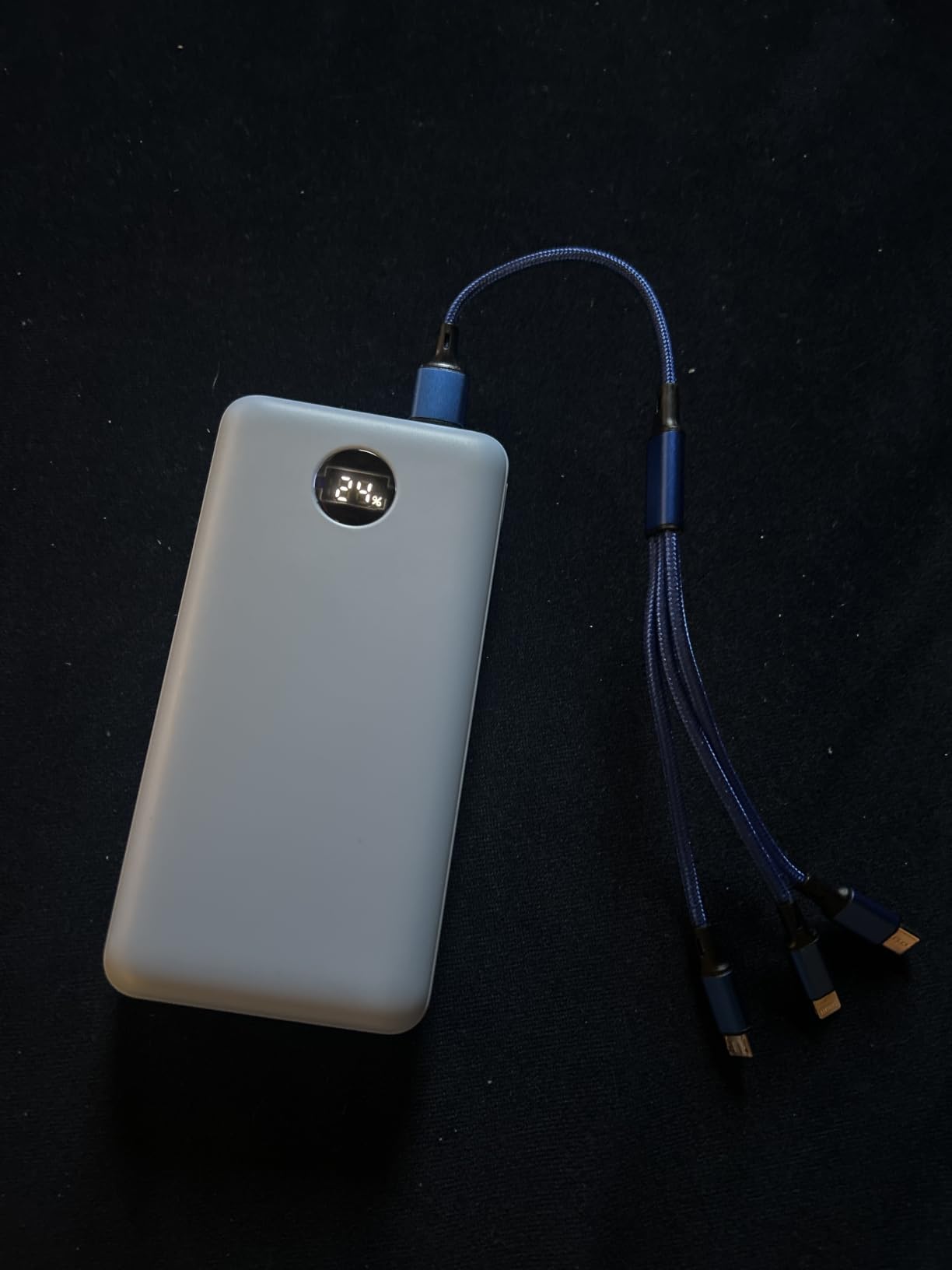 ZZI Portable Charger Power Bank 60000mAh, 22.5W PD Fast-Charge Battery Pack | Charge 5 Devices, 3-Ports & 3 in 1 Cable, 60% in 30 min, 10 times for iPhone, Fit All Cell Phone/Tablets, Camping/Travel/Outage customer photo 2