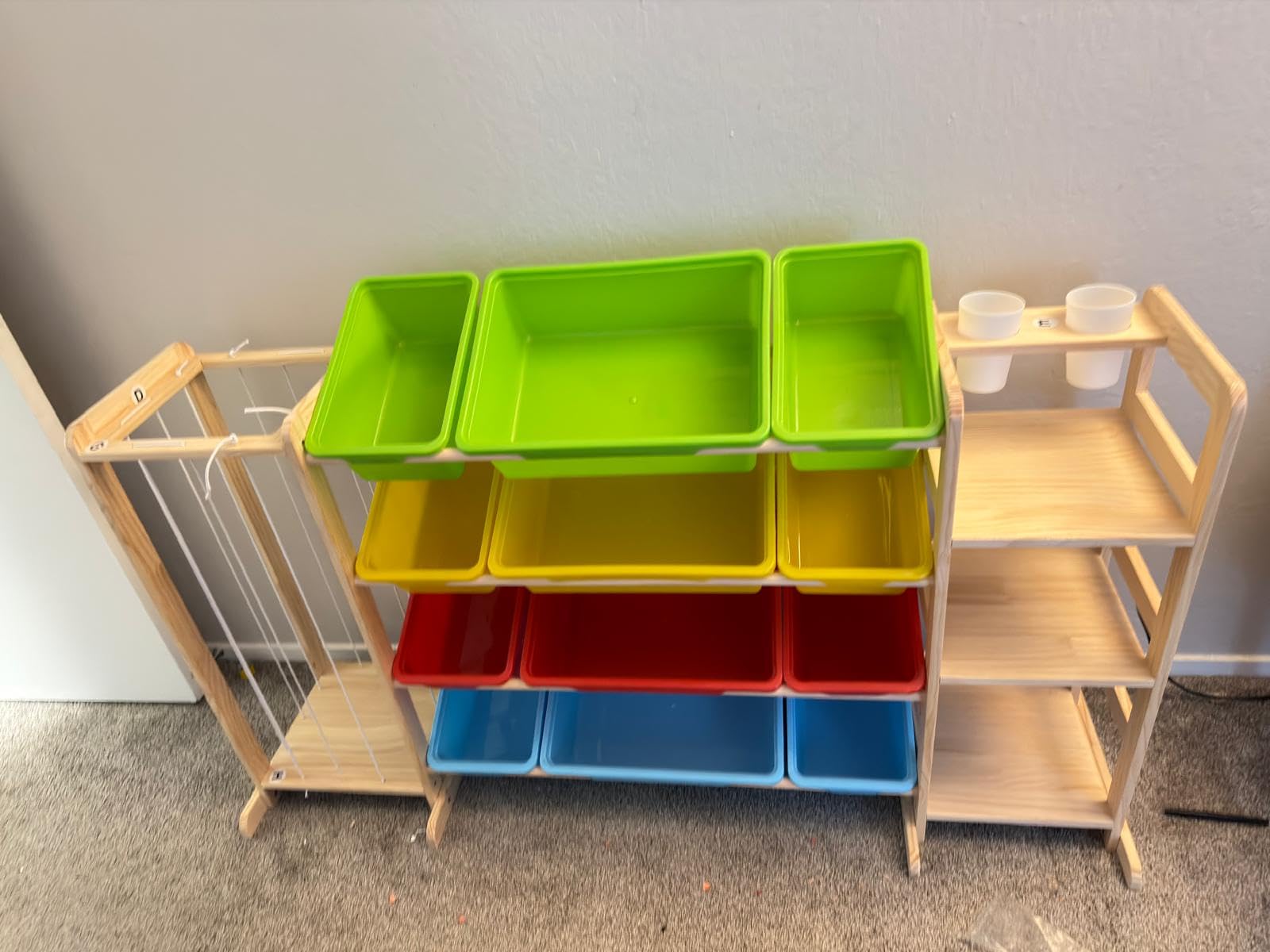 Toy Storage Organizer with Bookshelf and Stuffed Animal Storage customer photo 2