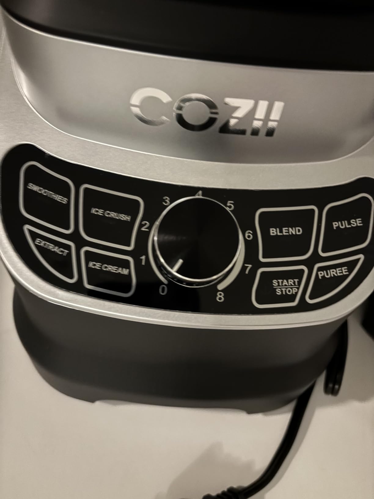 COZII Professional Blender 2000W, 64oz Countertop Smoothie Blender-21oz Cup, 7 Presets Blenders for Kitchen, Smoothies/Ice Crush/Frozen Drinks/Dips/Nut Butter, 8 Speeds, Dishwasher Safe -Black customer photo 1
