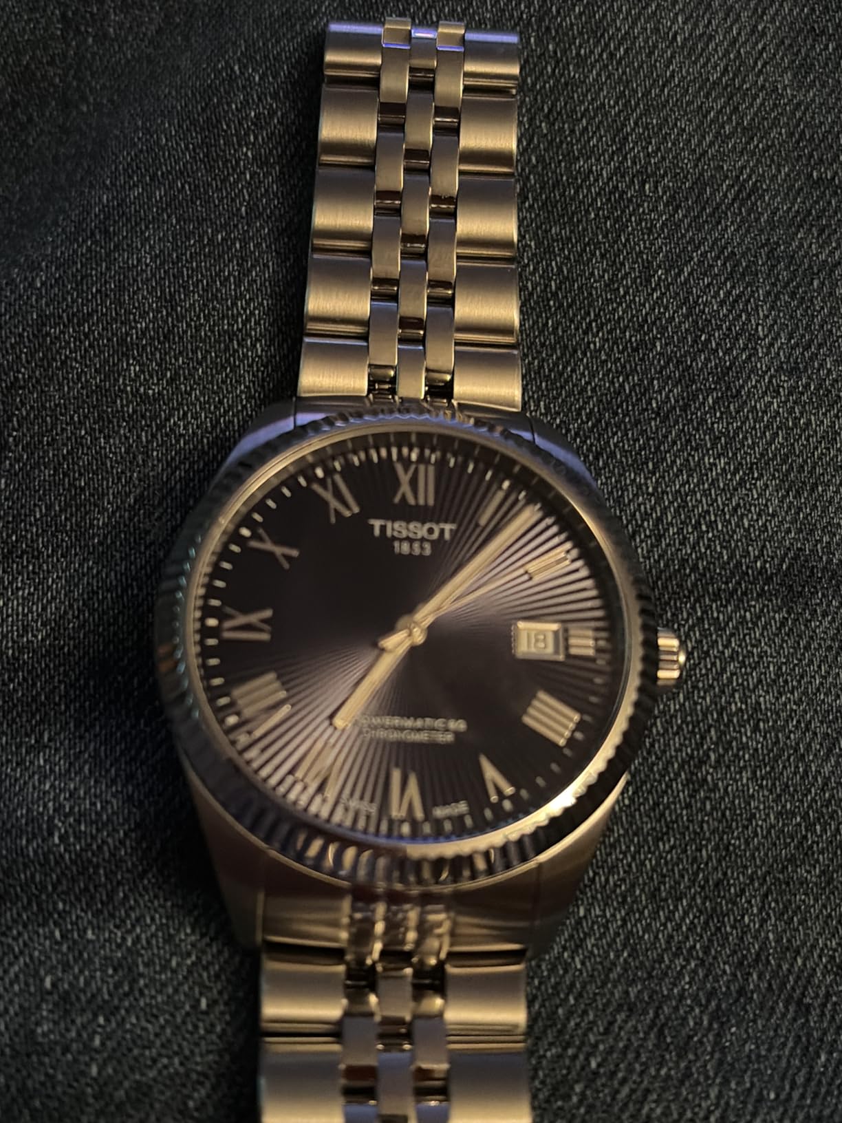 Ballade Powermatic 80 COSC 39mm, Swiss Automatic Watch for Men, Stainless Steel Case, Silver Dial, T1564081103300 customer photo 2