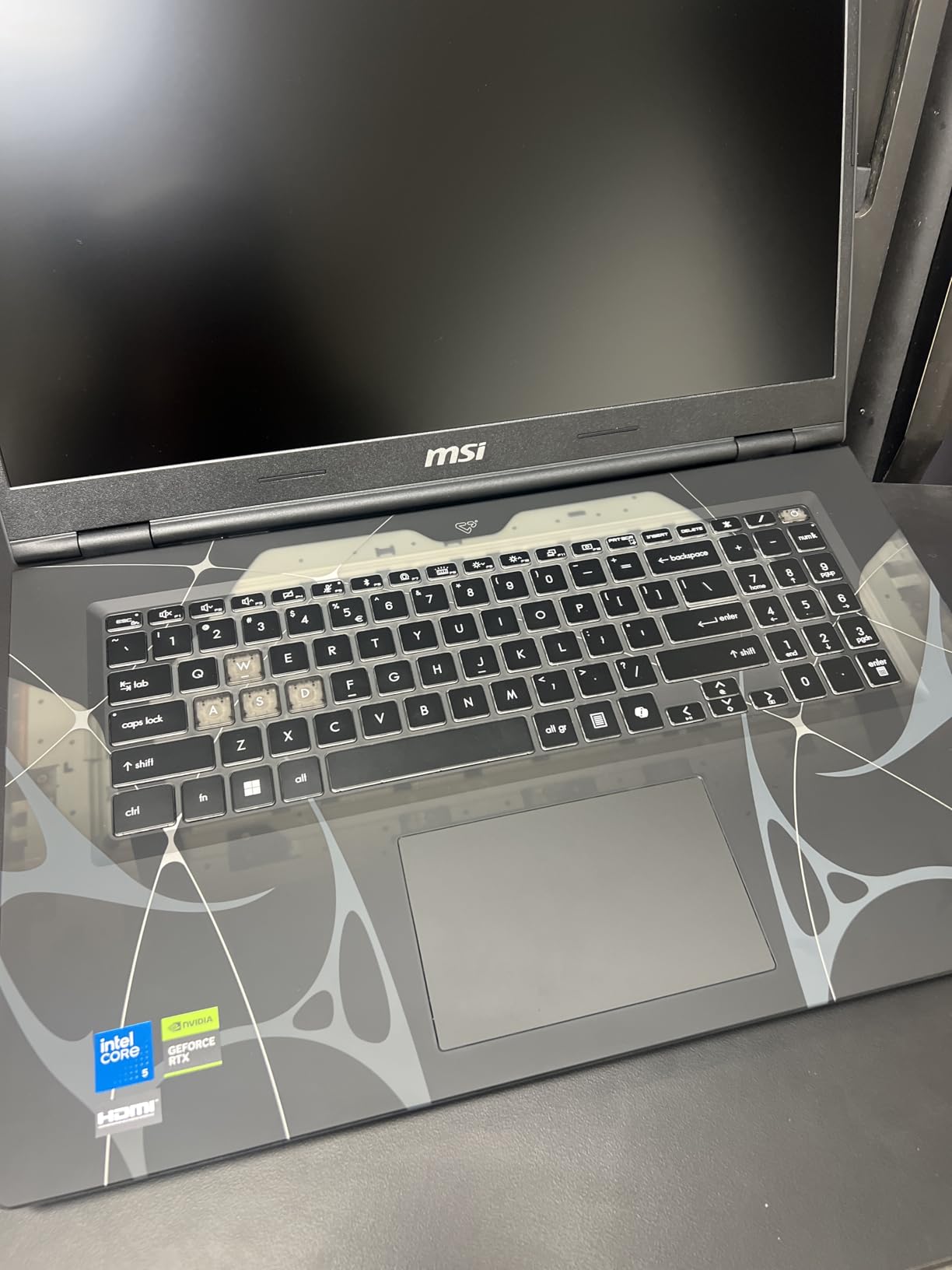 msi Cyborg 17 17.3 inch FHD 144Hz Gaming Laptop: Intel Core 7-240H, NVIDIA Geforce RTX 5060, 16GB DDR5, 1TB NVMe SSD, Type C, Wi-Fi 6E, Win 11 Home: Translucent Black B2RWFKG-074US customer photo 2