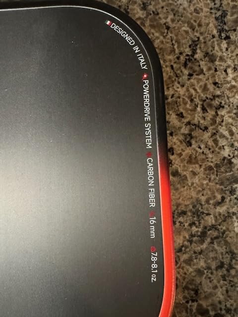 Warping Point Phoenix Pickleball Paddle, UPA-A Approved, Raw T700 Carbon Fiber, 13.3MM & 16MM PowerDrive System for Power & Precise Control, Endura Surface for Ultimate Spin customer photo 2