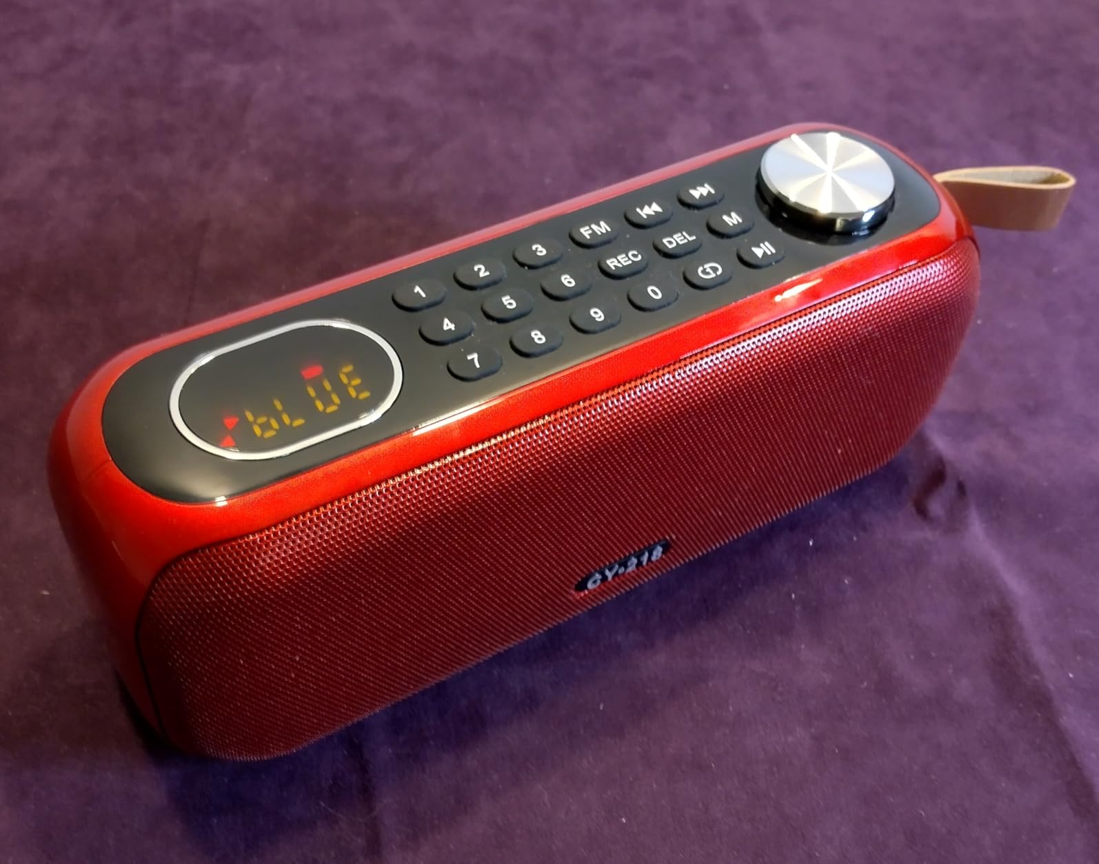 Portable Bluetooth Speaker FM Radio Digital, Support USB/SD Card MP3 Music Player/AUX/REC, Build-in 3000mAh Rechargeable Battery, 10W Powerful Speaker and Earphone Jack for Indoor Outdoor customer photo 2