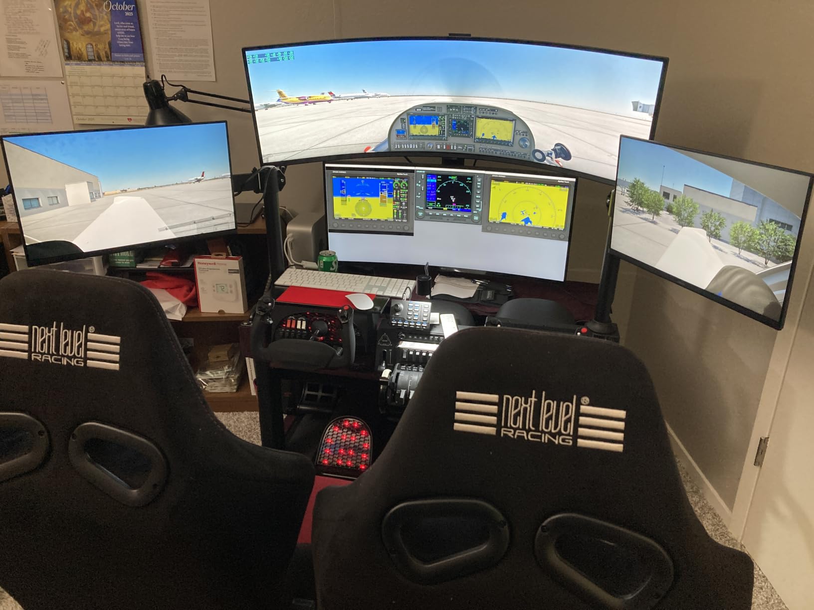 Honeycomb Sierra TPM Module | GA throttle quadrant for flight simulation, metal vernier axes, advanced flight controls customer photo 2