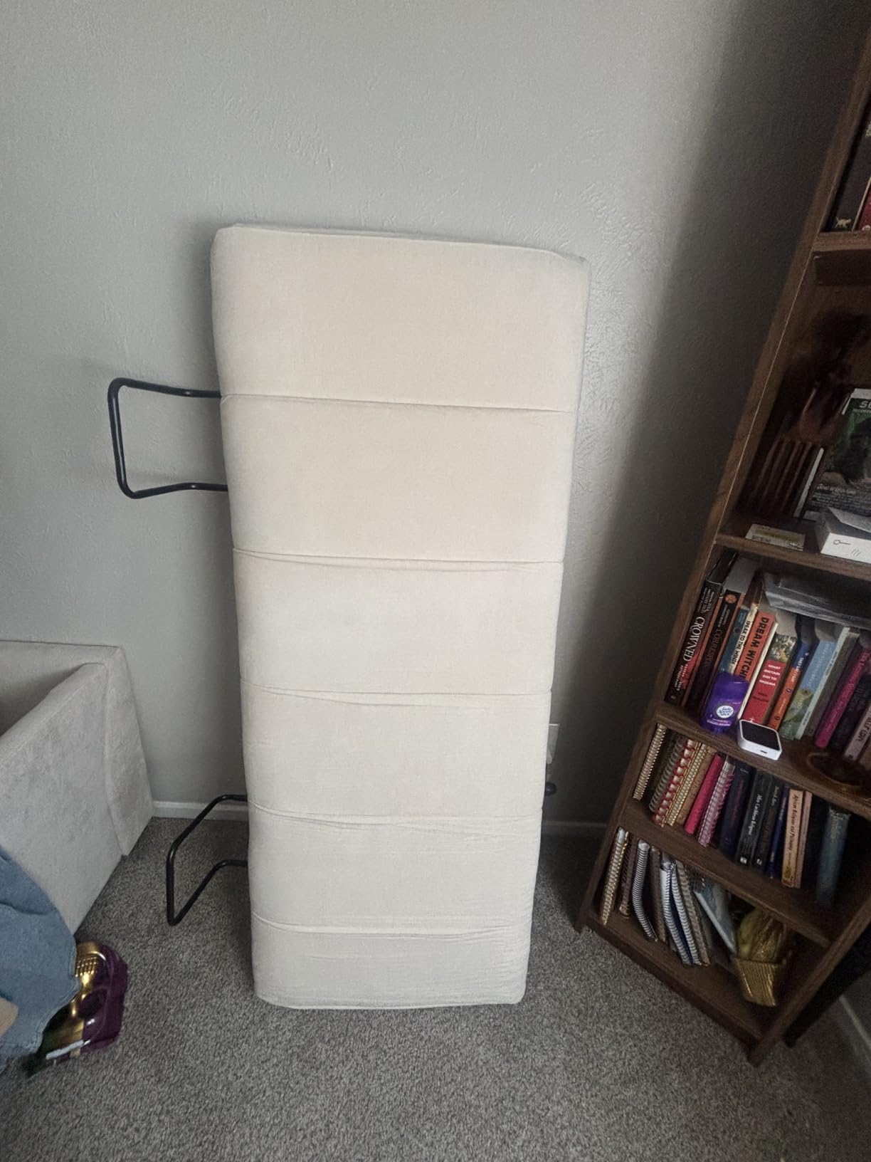 King Size Headboard Only-No Assembly Required, Beige | Easy to use no assembly required, Linen fabric and extra-thick foam for added comfort, Modern style headboard king size customer photo 2