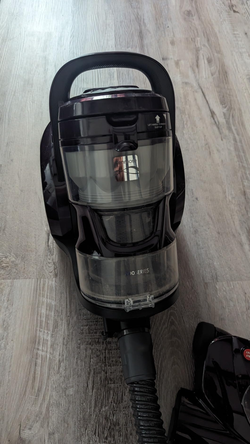 Kenmore DC5070.01 Upgrade 500 Series Bagless Canister Vacuum with Hair Eliminator Brushroll, 2-Motor Cyclonic Technology, HEPA Filtration & 24' Auto Cord Rewind for Pet, Carpets, Hard Floors, Stairs customer photo 1