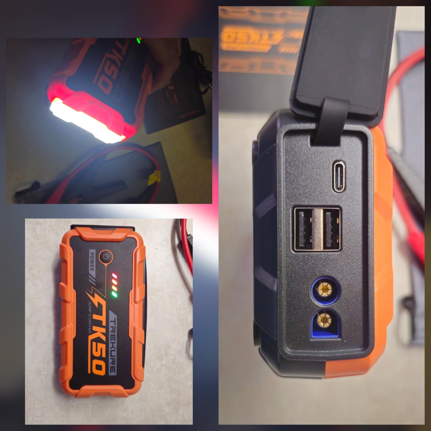 TREKURE Car Battery Jump Starter 8000A 26800mAh customer photo 1