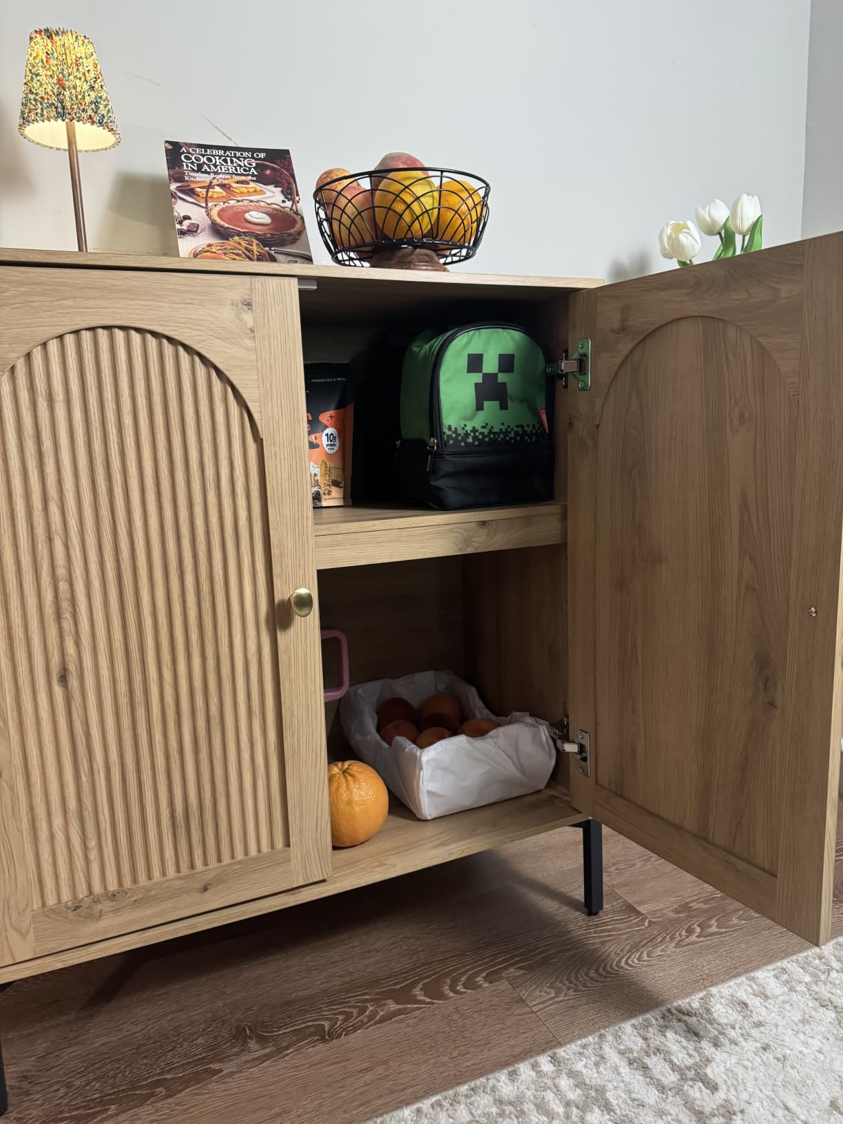 IFGET Modern Buffet Cabinet with Storage, 34