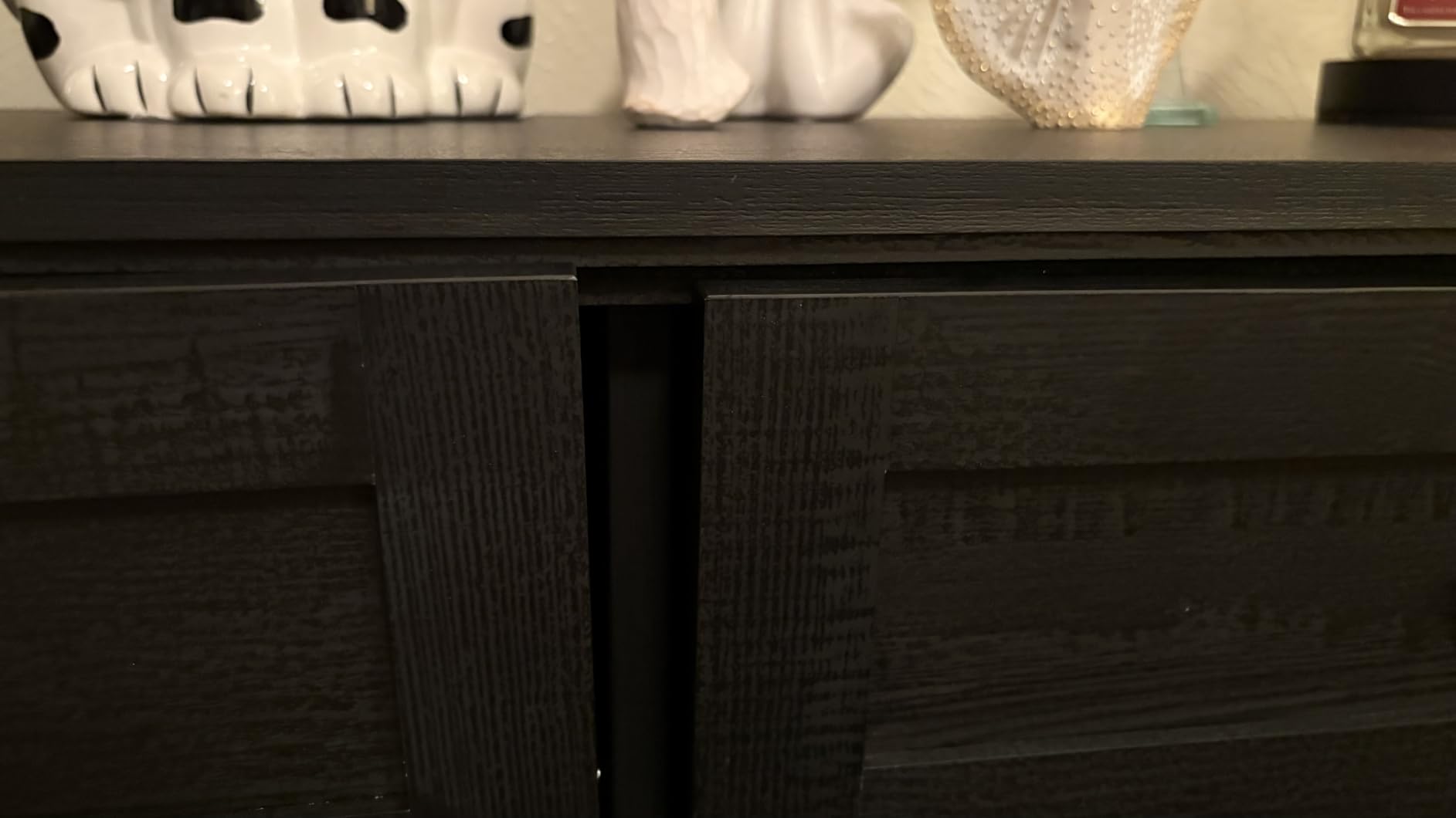 48 Inch Buffet Cabinet with Storage, Brown | Farmhouse Sideboard Buffet w/2 Drawers and 3 Doors, Wood Coffee Bar Cabinet with Adjustable Shelves for Kitchen, Living Room customer photo 1