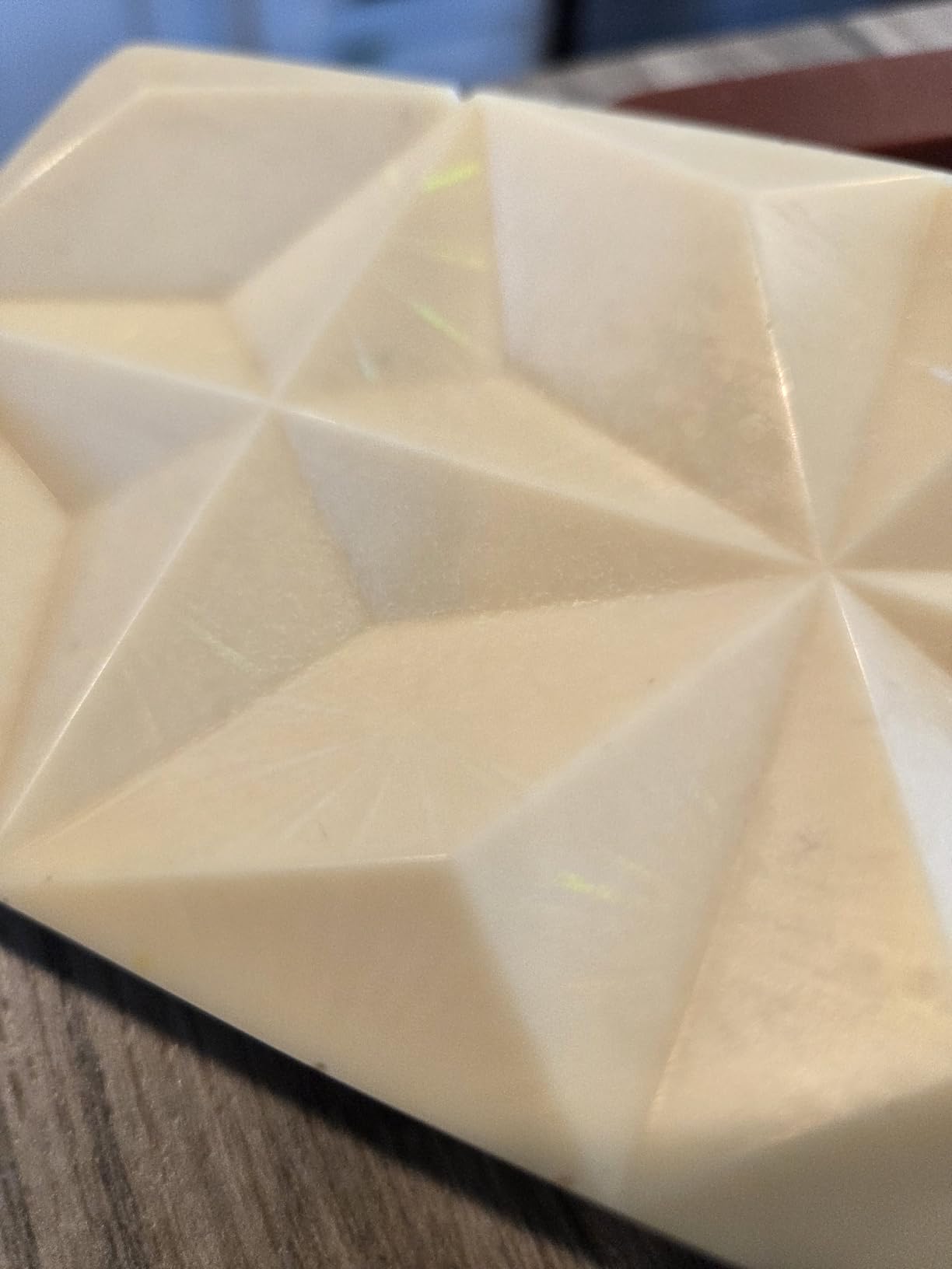 Holographic Chocolate Bar Mold, Large Thick 3-Cavity Silicone Mold for Chocolate Bars, Geometric Design, Food-Grade Non-Stick Mold for DIY Baking, Candy, and Wax Making customer photo 1