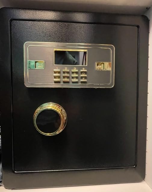 2.6 Cub Drop Safe for Business, Anti-theft Quick Place Safe with Drop Slot, Digital Backlit Combination Lock and Backup Key, Alarm & Mute System customer photo 1