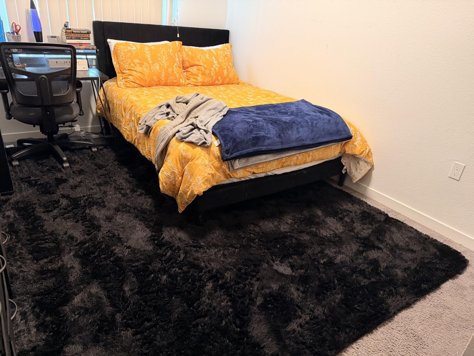 8x10 Area Rugs for Living Room: Soft Camel Fluffy Rug Shag Washable Rug Plush Fuzzy Indoor Carpet for Bedroom Nursery Playroom Girls Boys Kids Room (Camel, 8'x10') customer photo 1