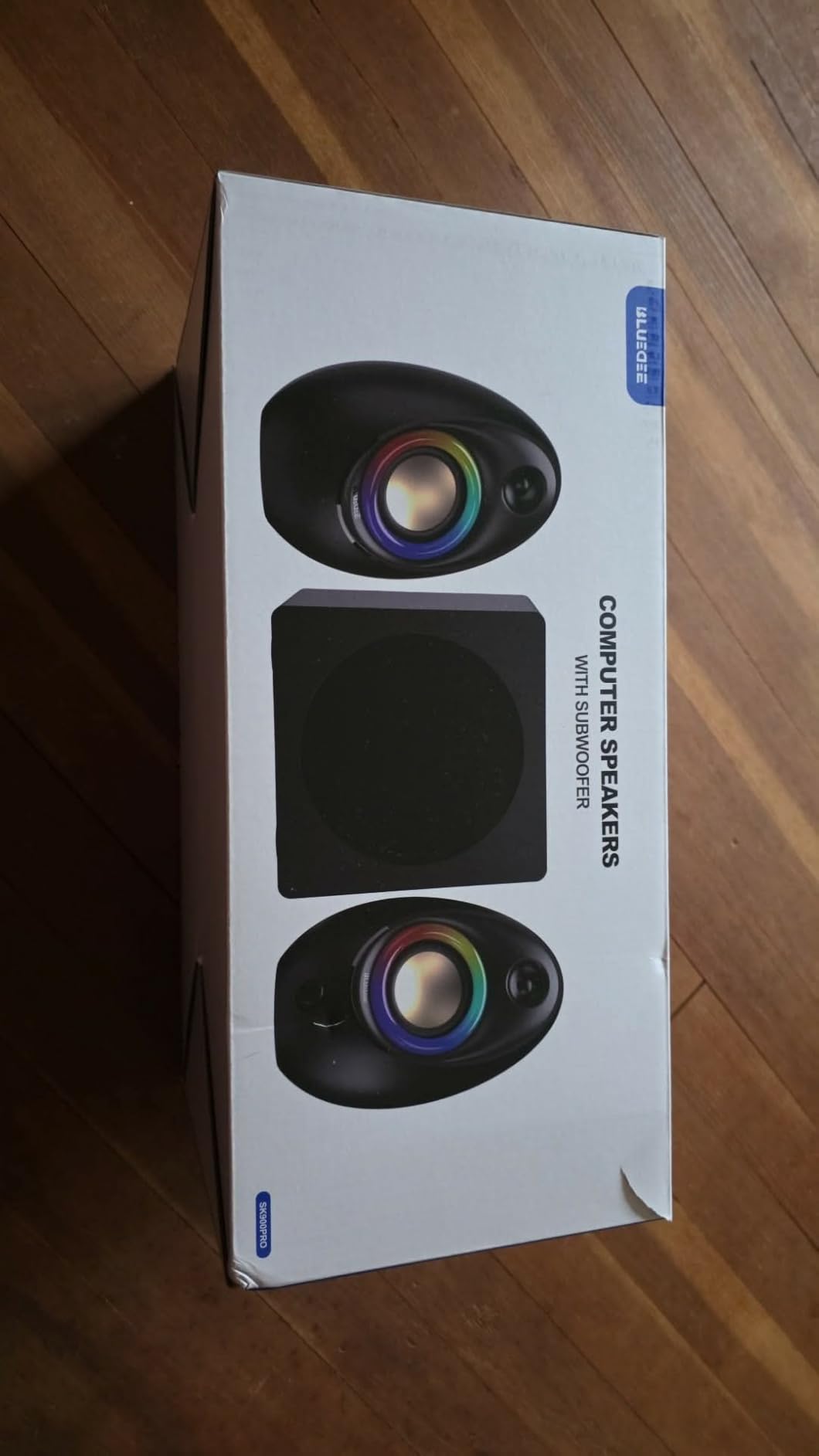 Bluedee Computer Speakers with Subwoofer, 2.1 PC Speakers, 80W Peak Power | DSP-Tuned Sound, Deep Bass, Adapter Powered, Bluetooth 5.4 & USB/USB-C/AUX, RGB Desktop Speakers for Laptop & Monitor customer photo 2